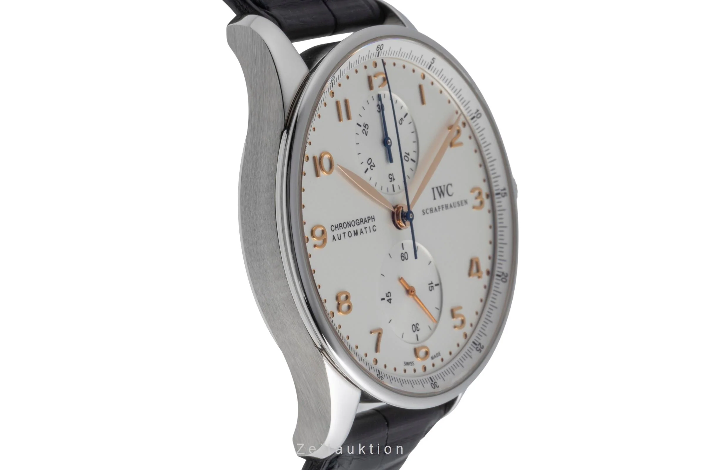 IWC Portugieser chronograph steel automatic men's watch IW371445 LP: 9100EUR  [2502165] - Image 8