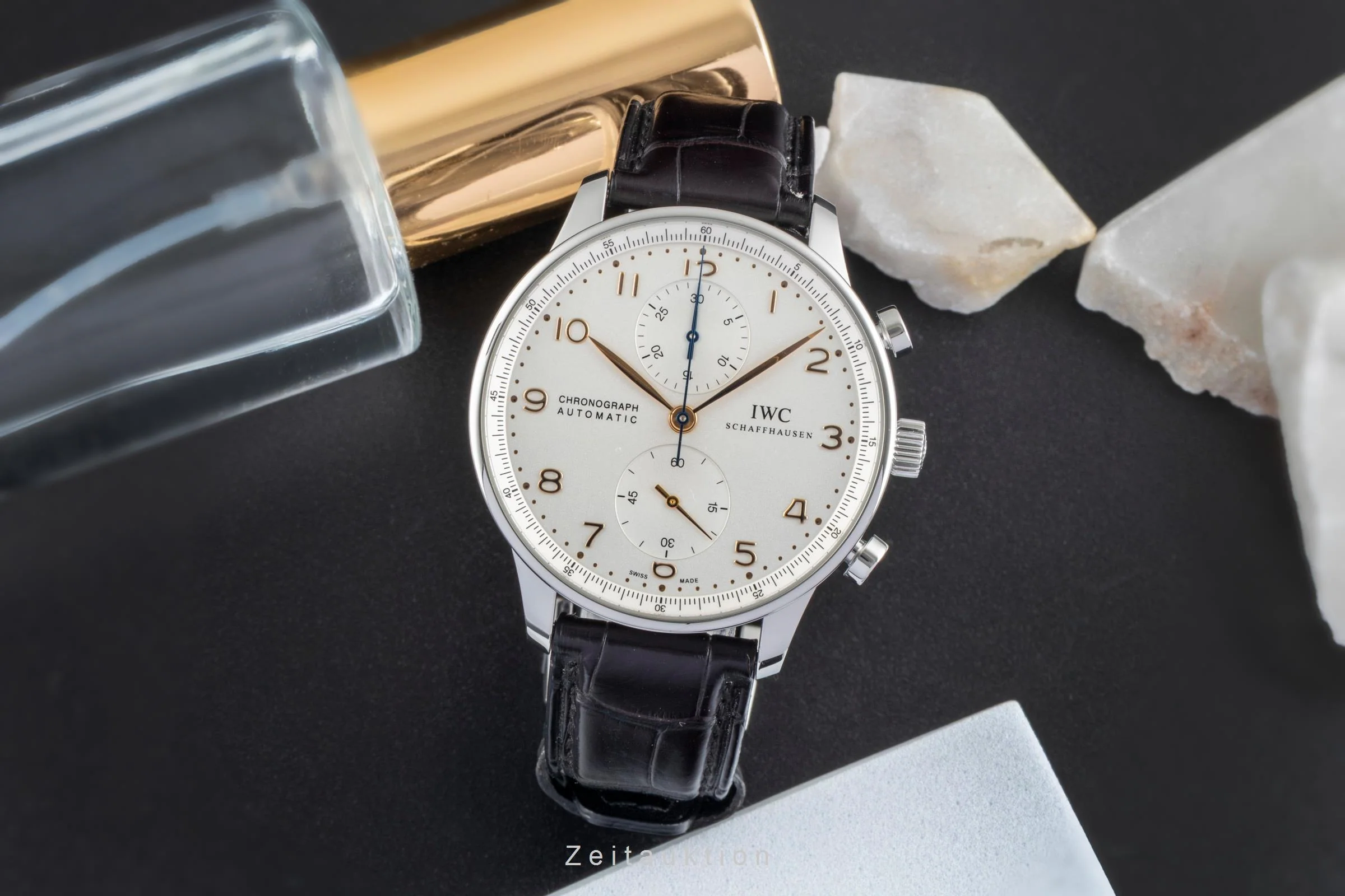 IWC Portugieser chronograph steel automatic men's watch IW371445 LP: 9100EUR  [2507096] - Image 4