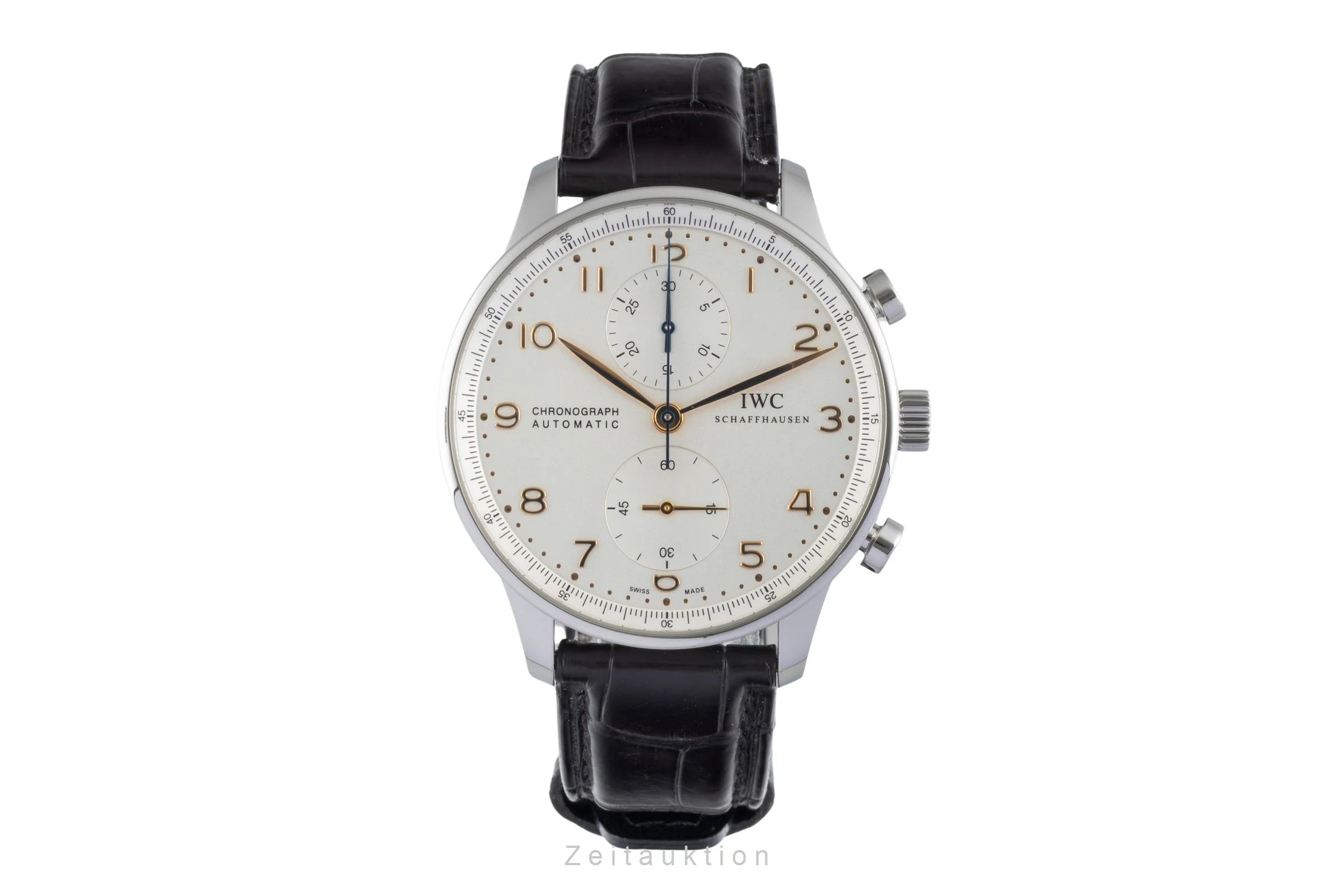 IWC Portugieser chronograph steel automatic men's watch IW371445 LP: 9100EUR  [2507096] - Image 5