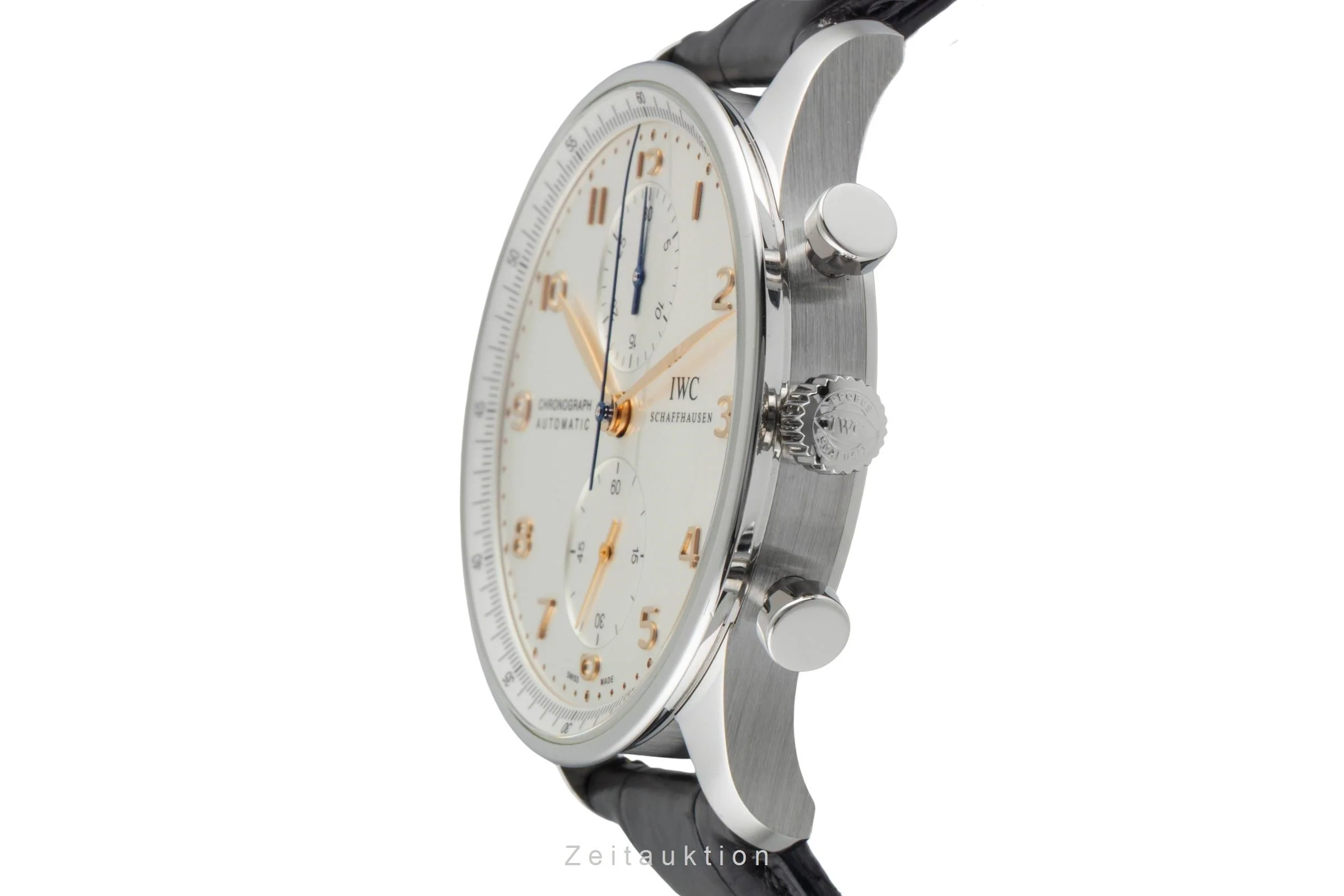 IWC Portugieser chronograph steel automatic men's watch IW371445 LP: 9100EUR  [2507096] - Image 7