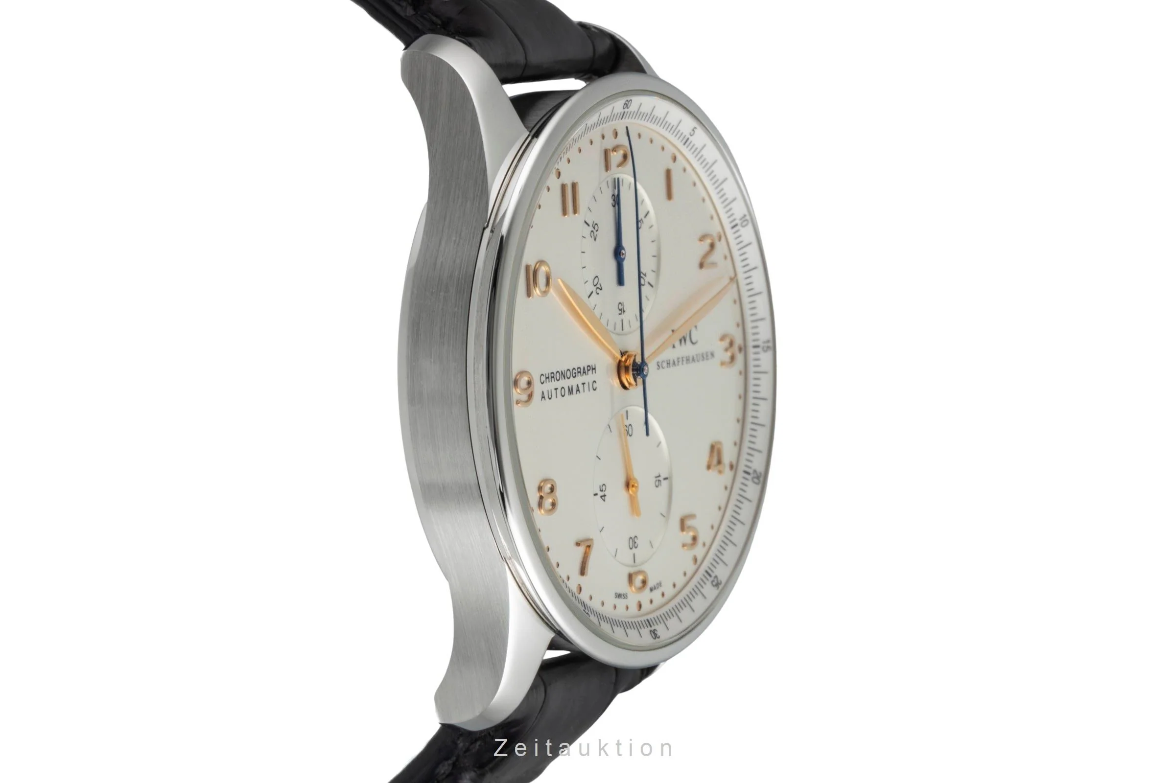 IWC Portugieser chronograph steel automatic men's watch IW371445 LP: 9100EUR  [2507096] - Image 8