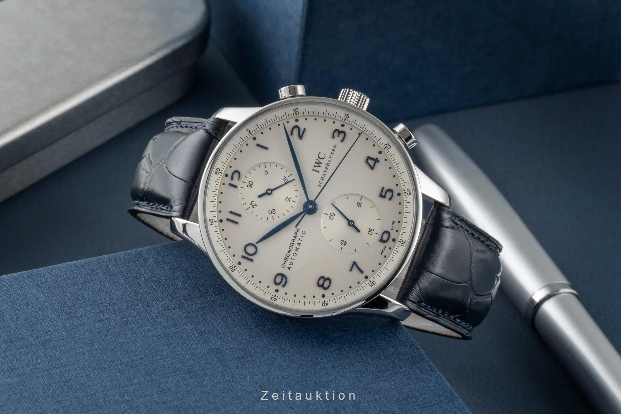 IWC Portugieser chronograph steel automatic men's watch IW371446 LP: 9100EUR  [2507174] - Image 3