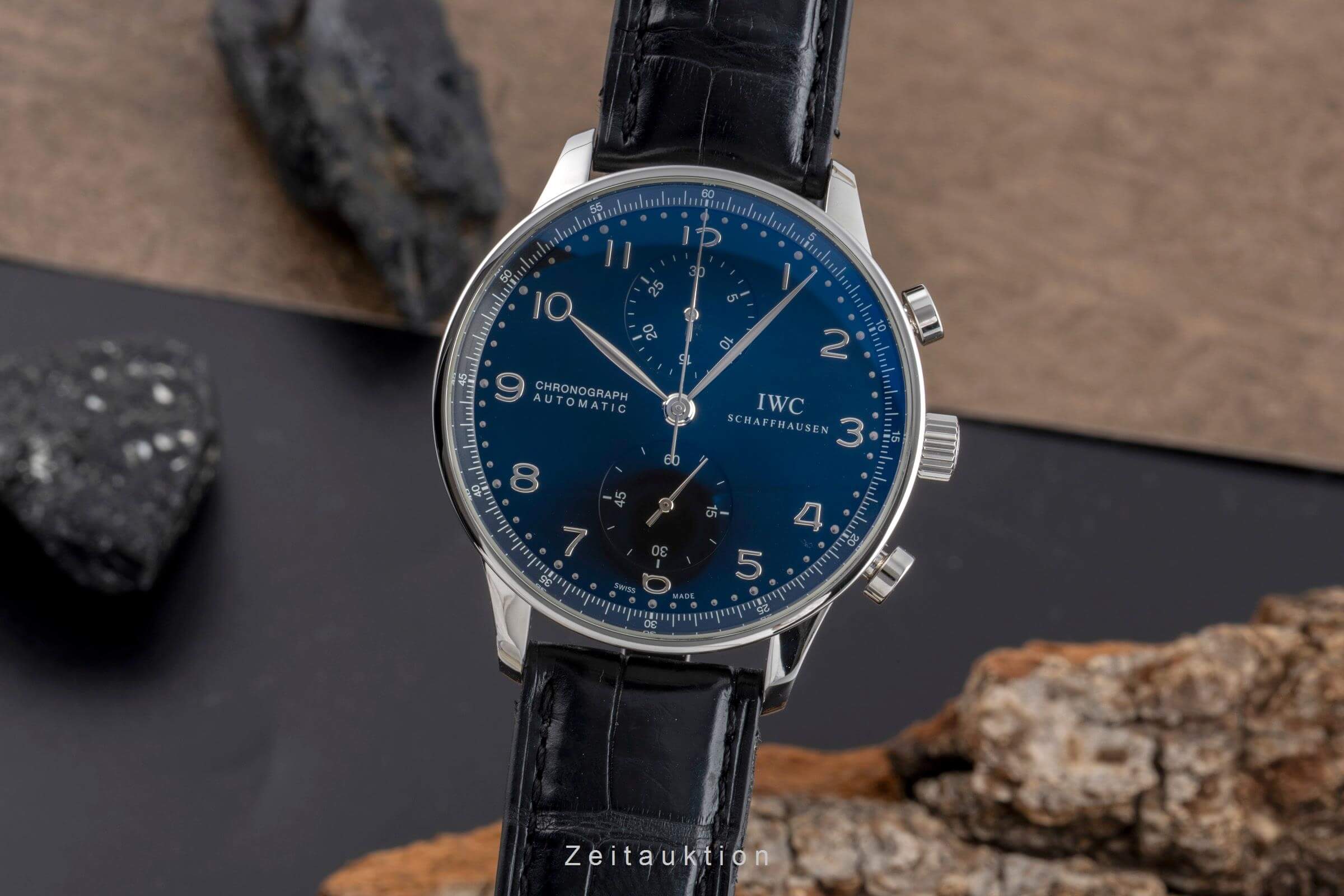 IWC Portugieser chronograph steel automatic men's watch IW371447 LP: 9100EUR  [2502273] - Image 2