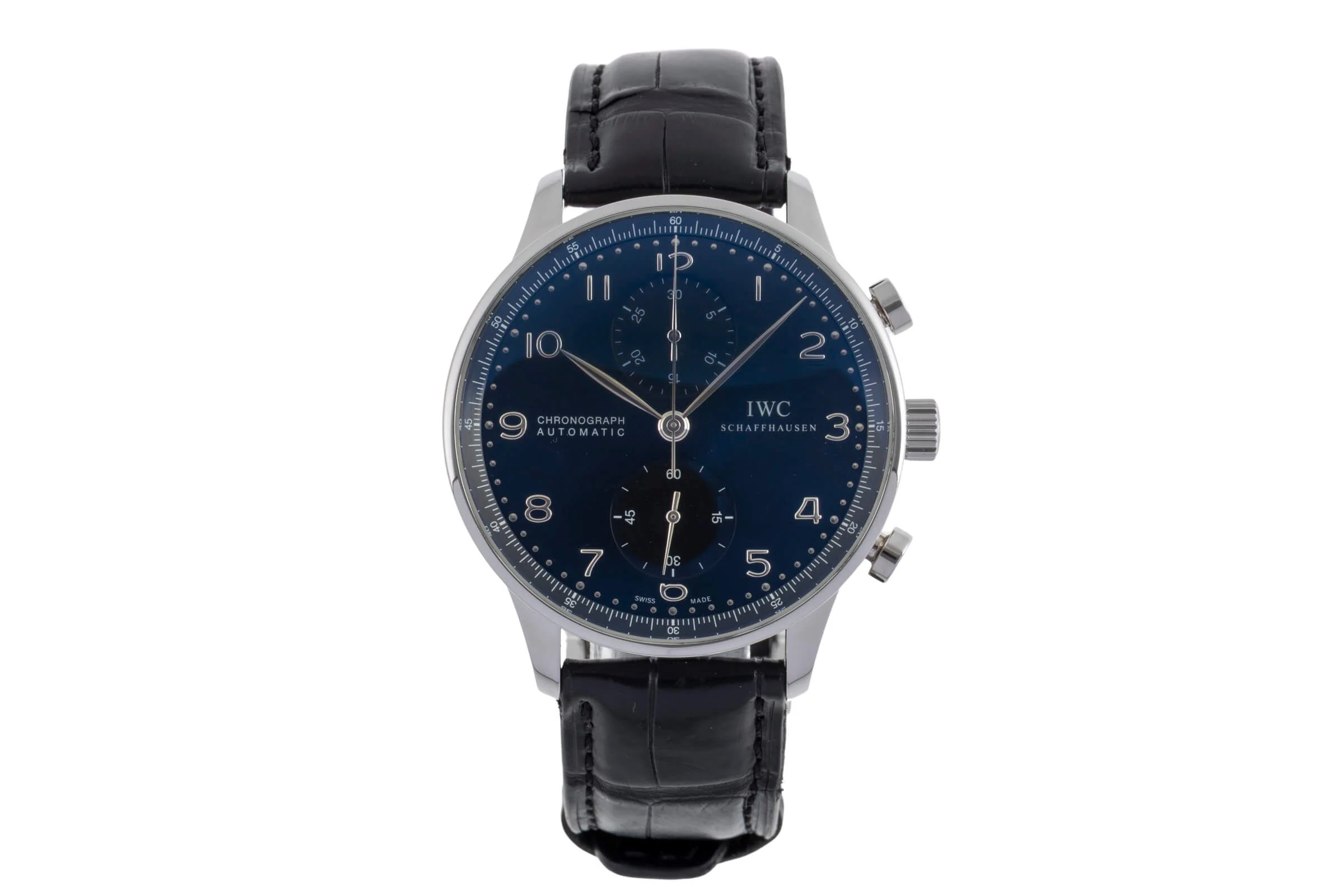 IWC Portugieser chronograph steel automatic men's watch IW371447 LP: 9100EUR  [2502273] - Image 5