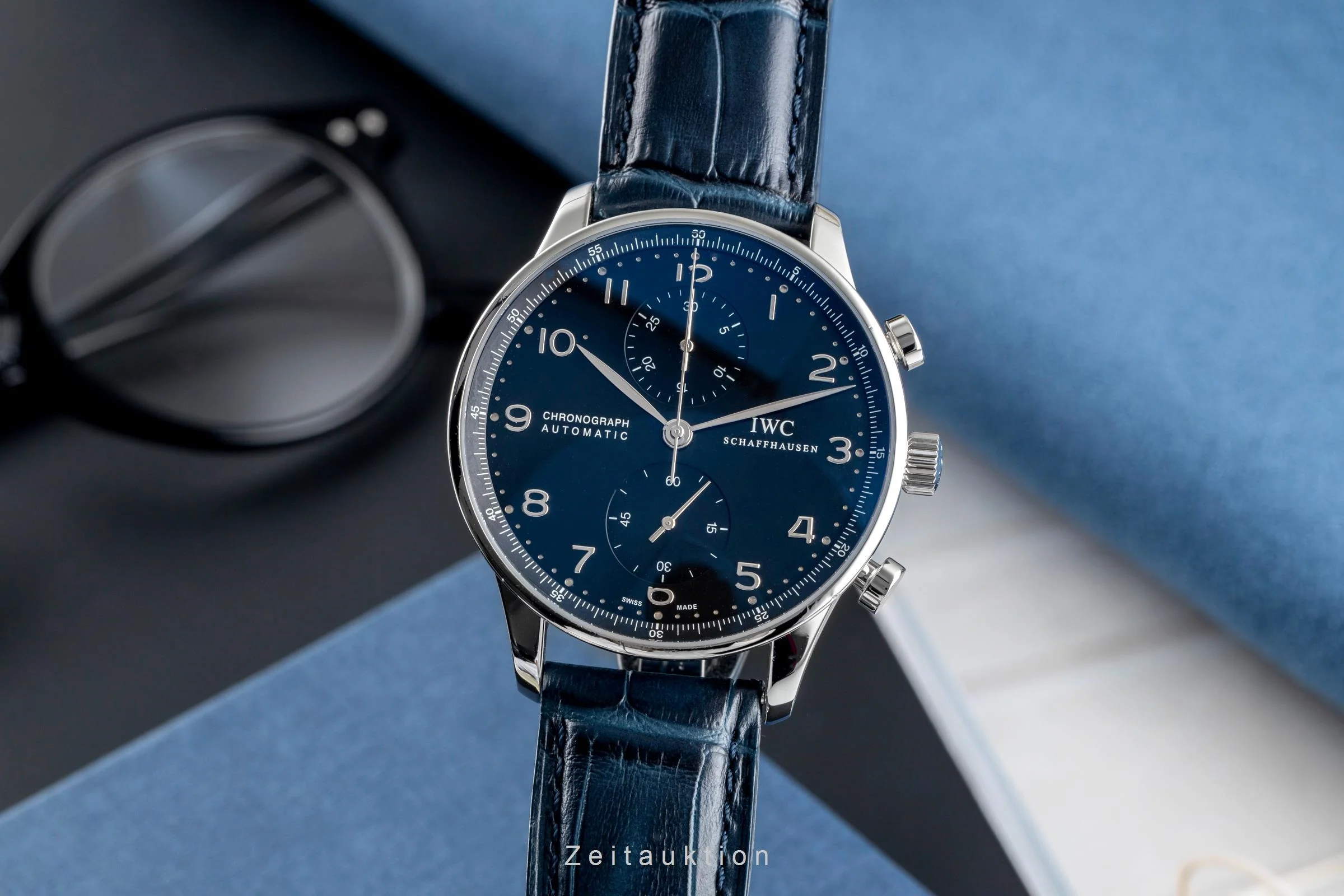 IWC Portugieser chronograph steel automatic men's watch IW371447 LP: 9100EUR  [2503382] - Image 2