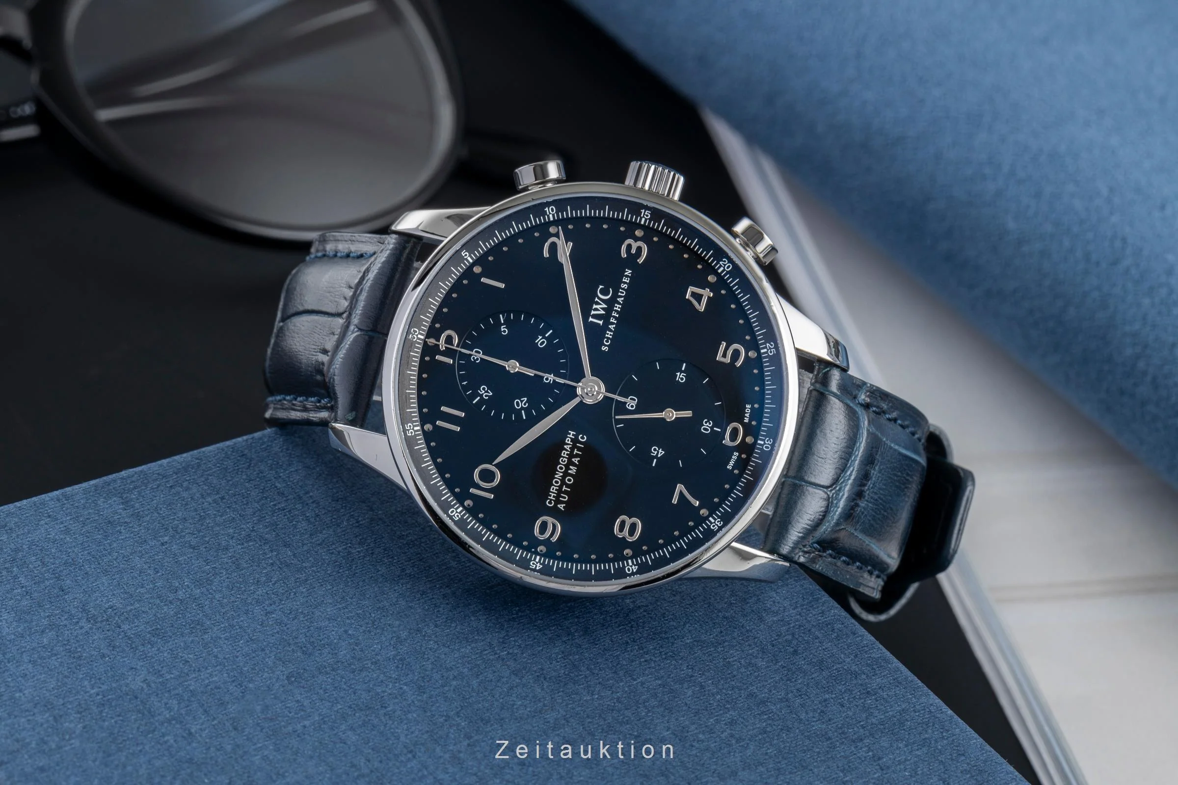 IWC Portugieser chronograph steel automatic men's watch IW371447 LP: 9100EUR  [2503382] - Image 3