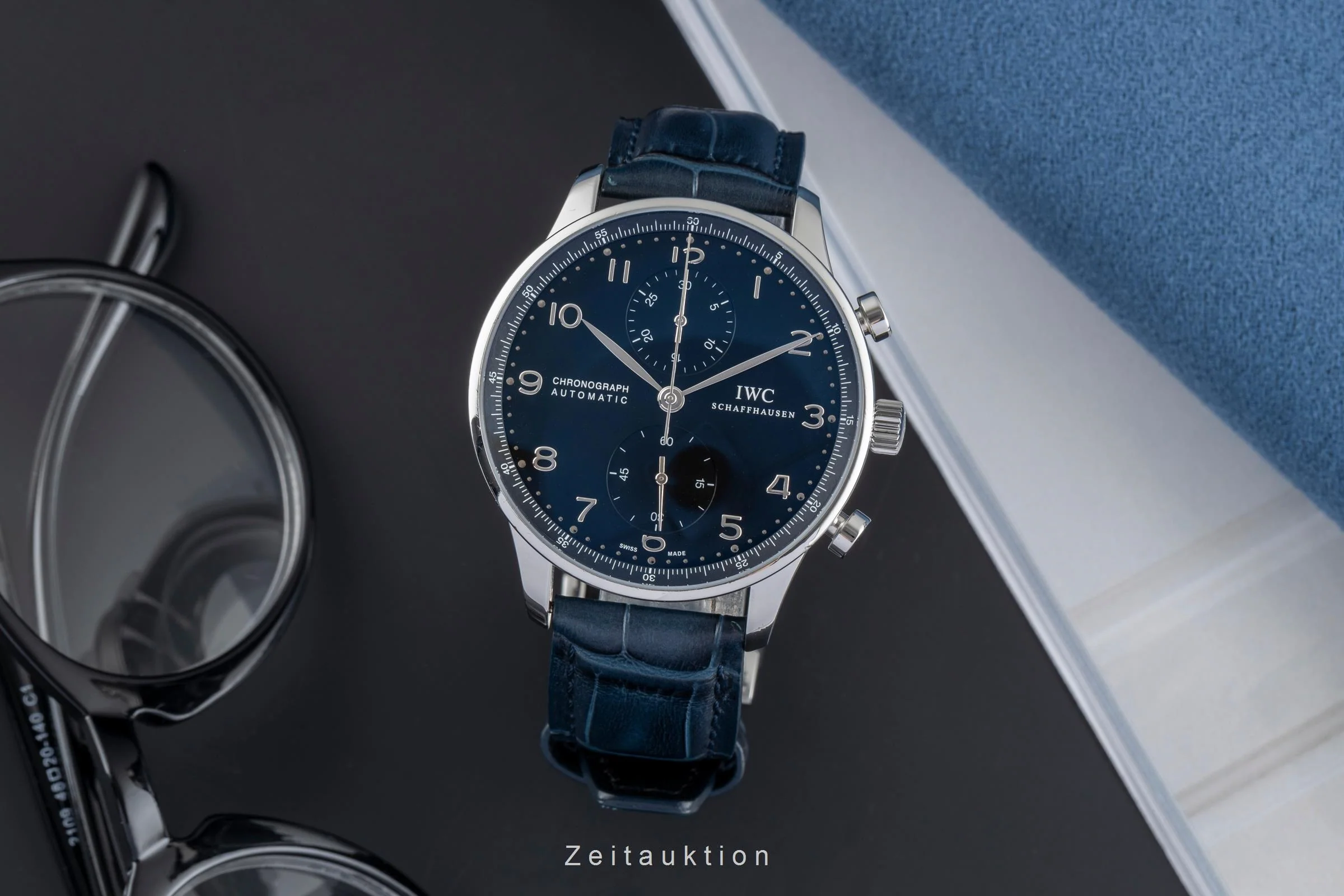 IWC Portugieser chronograph steel automatic men's watch IW371447 LP: 9100EUR  [2503382] - Image 4