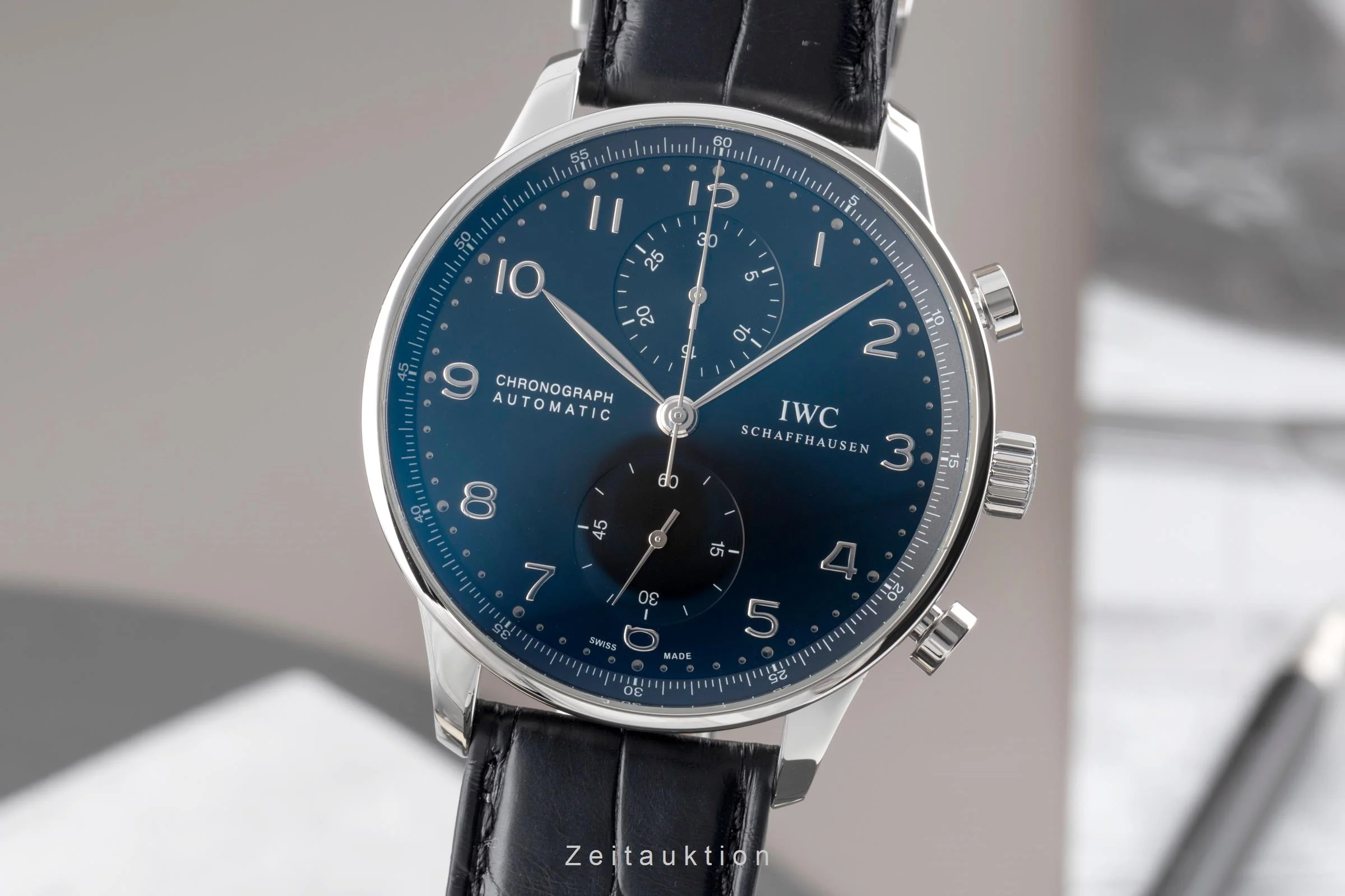 IWC Portugieser chronograph steel automatic men's watch IW371447 LP: 9100EUR  [2504743] - Image 2