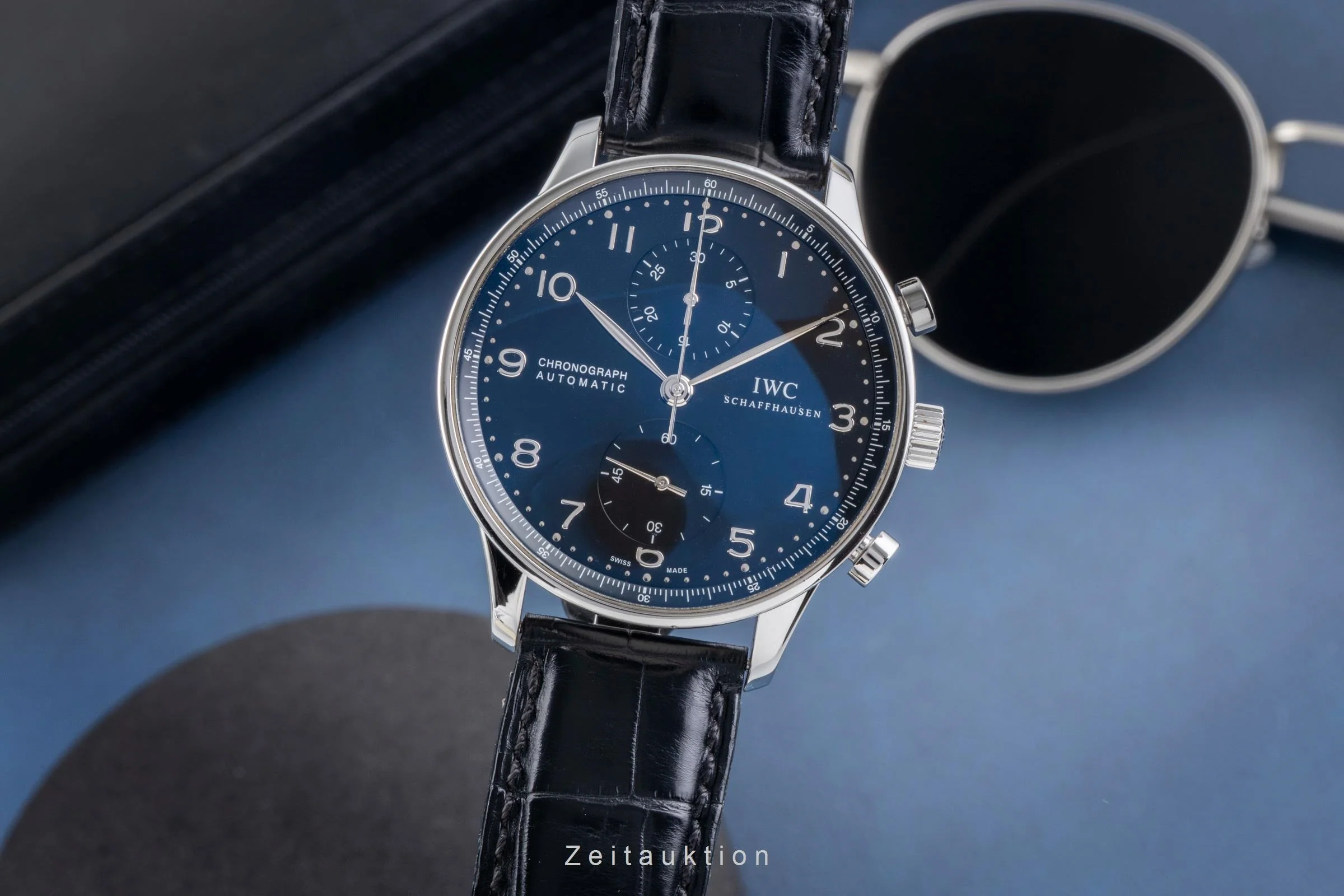 IWC Portugieser chronograph steel automatic men's watch IW371447 LP: 9100EUR  [2505905] - Image 2
