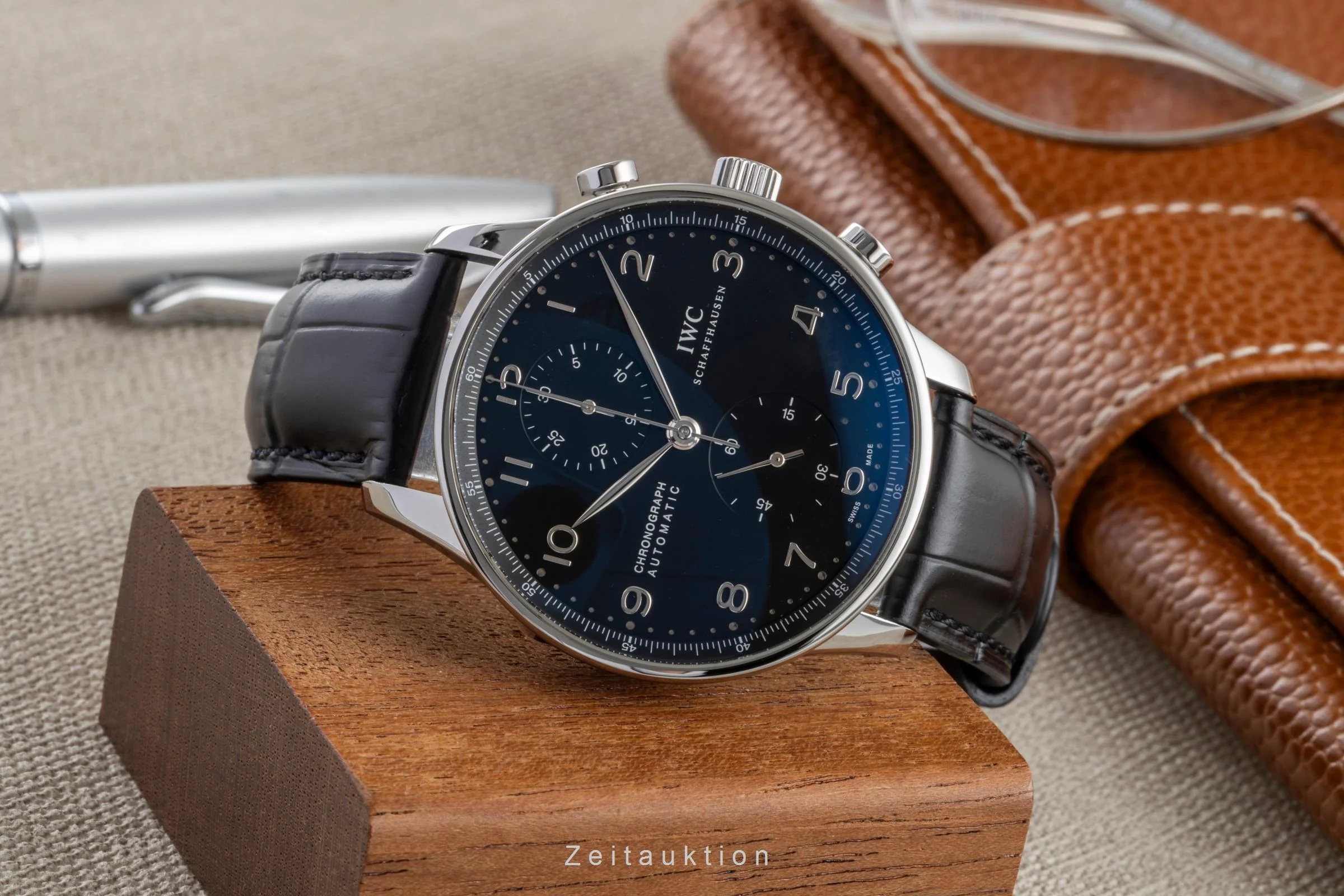 IWC Portugieser chronograph steel automatic men's watch IW371447 LP: 9100EUR  [2600367] - Image 3