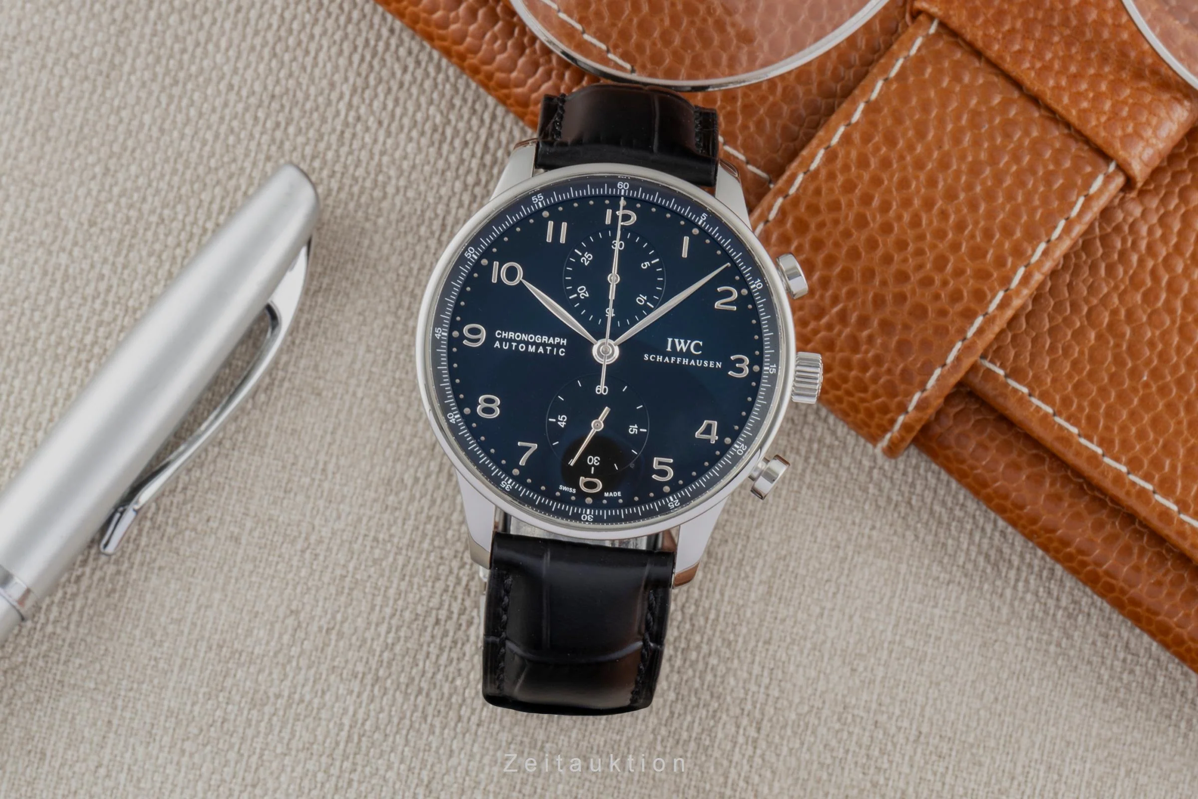 IWC Portugieser chronograph steel automatic men's watch IW371447 LP: 9100EUR  [2600367] - Image 4