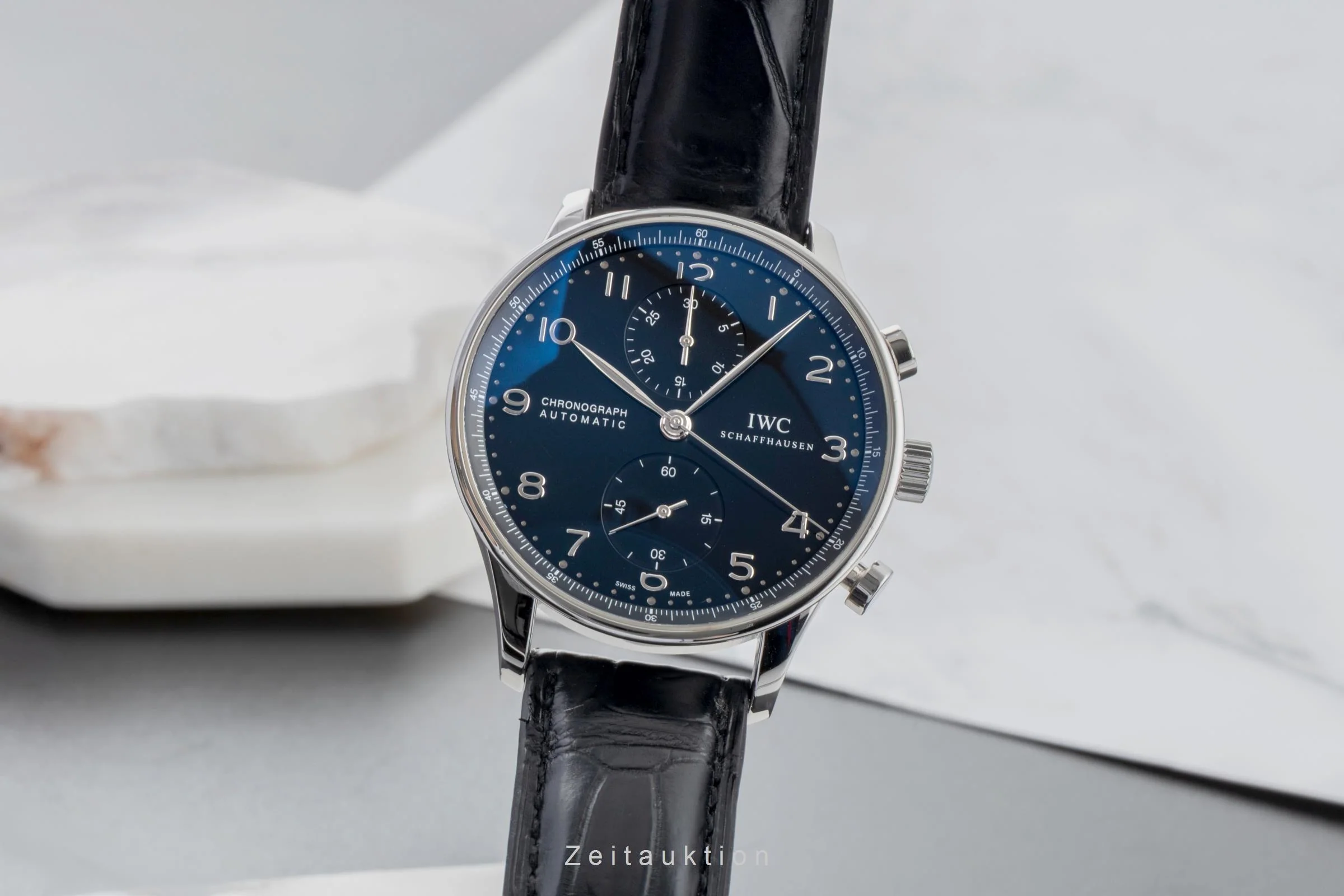 IWC Portugieser chronograph steel automatic men's watch IW371447 LP: 9100EUR  [2600933] - Image 2