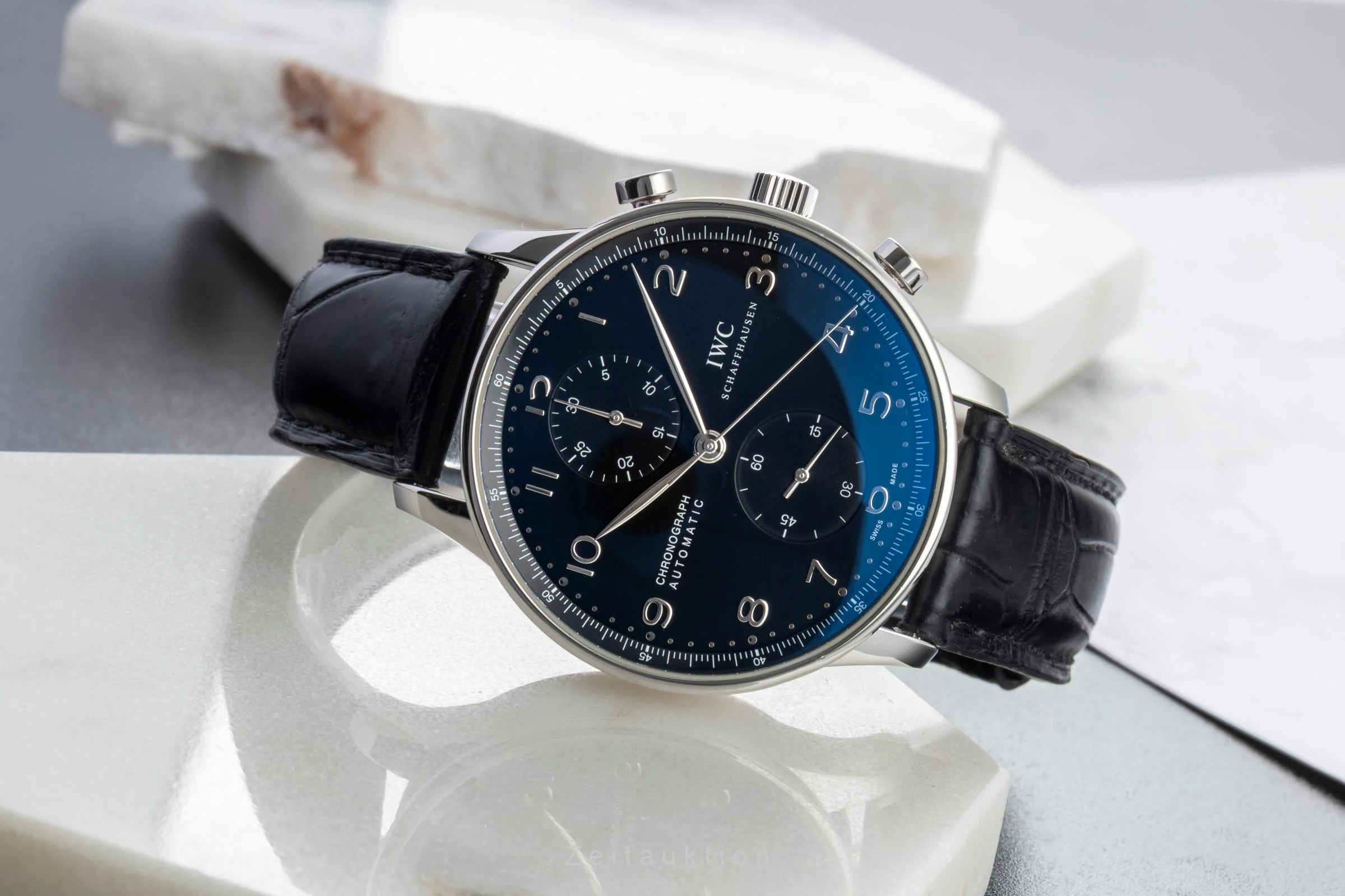 IWC Portugieser chronograph steel automatic men's watch IW371447 LP: 9100EUR  [2600933] - Image 3