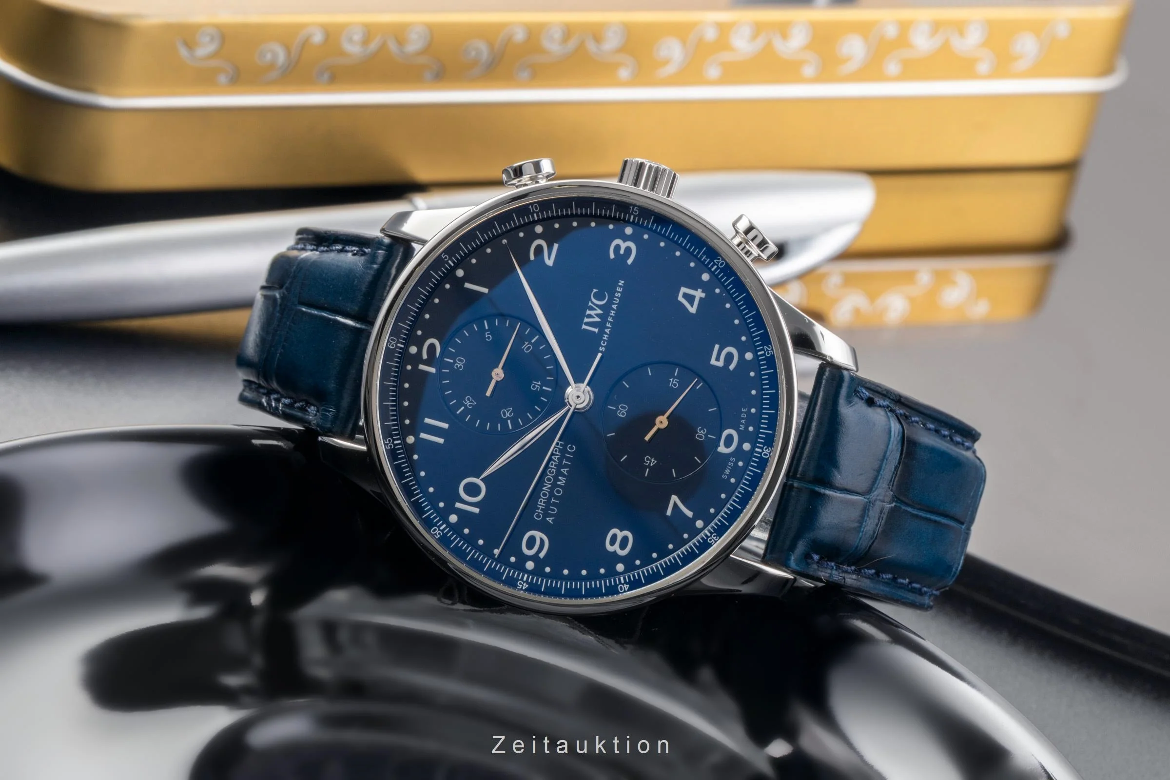 IWC Portugieser chronograph steel automatic men's watch IW371601 LP: 9100EUR Limited  [2502915] - Image 3
