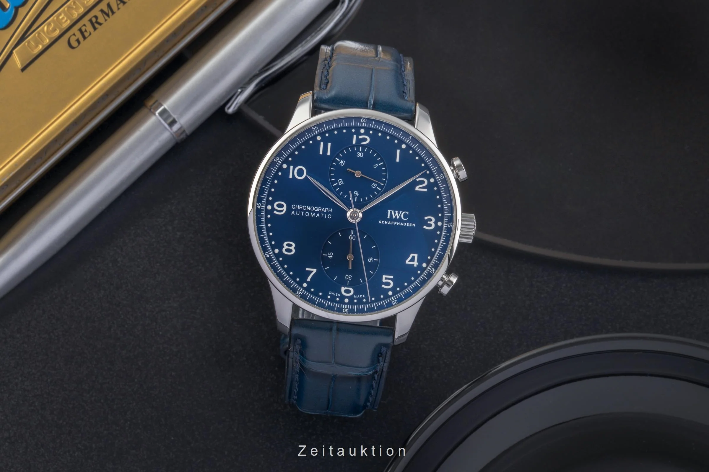 IWC Portugieser chronograph steel automatic men's watch IW371601 LP: 9100EUR Limited  [2502915] - Image 4