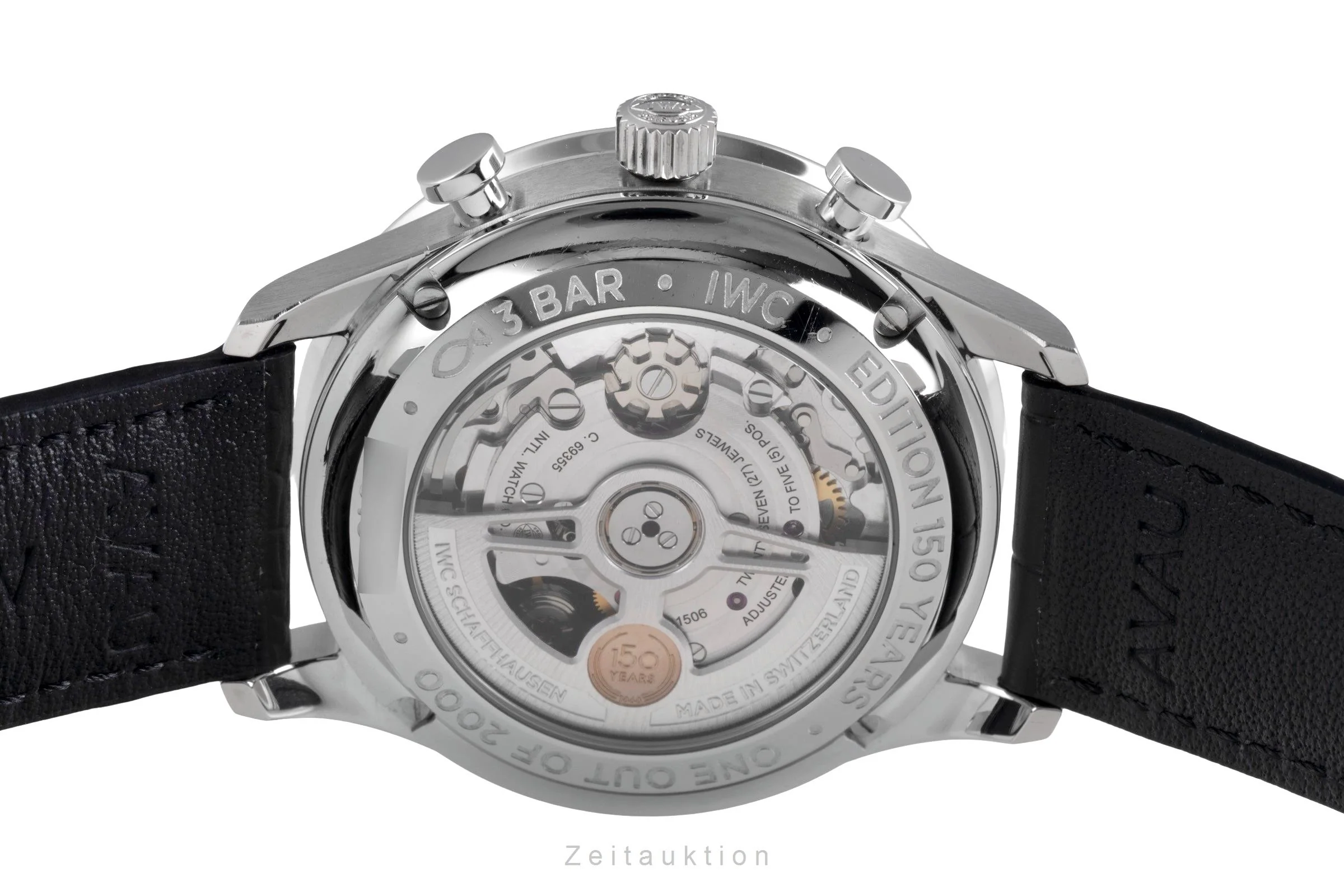 IWC Portugieser chronograph steel automatic men's watch IW371601 LP: 9100EUR Limited  [2600366] - Image 12