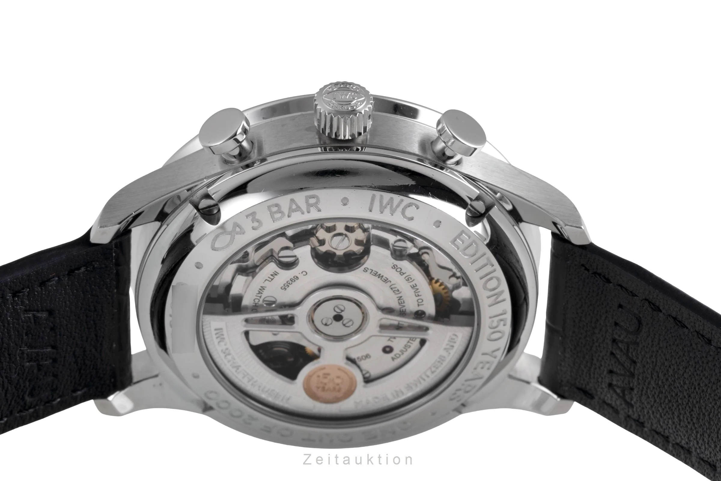 IWC Portugieser chronograph steel automatic men's watch IW371601 LP: 9100EUR Limited  [2600366] - Image 13