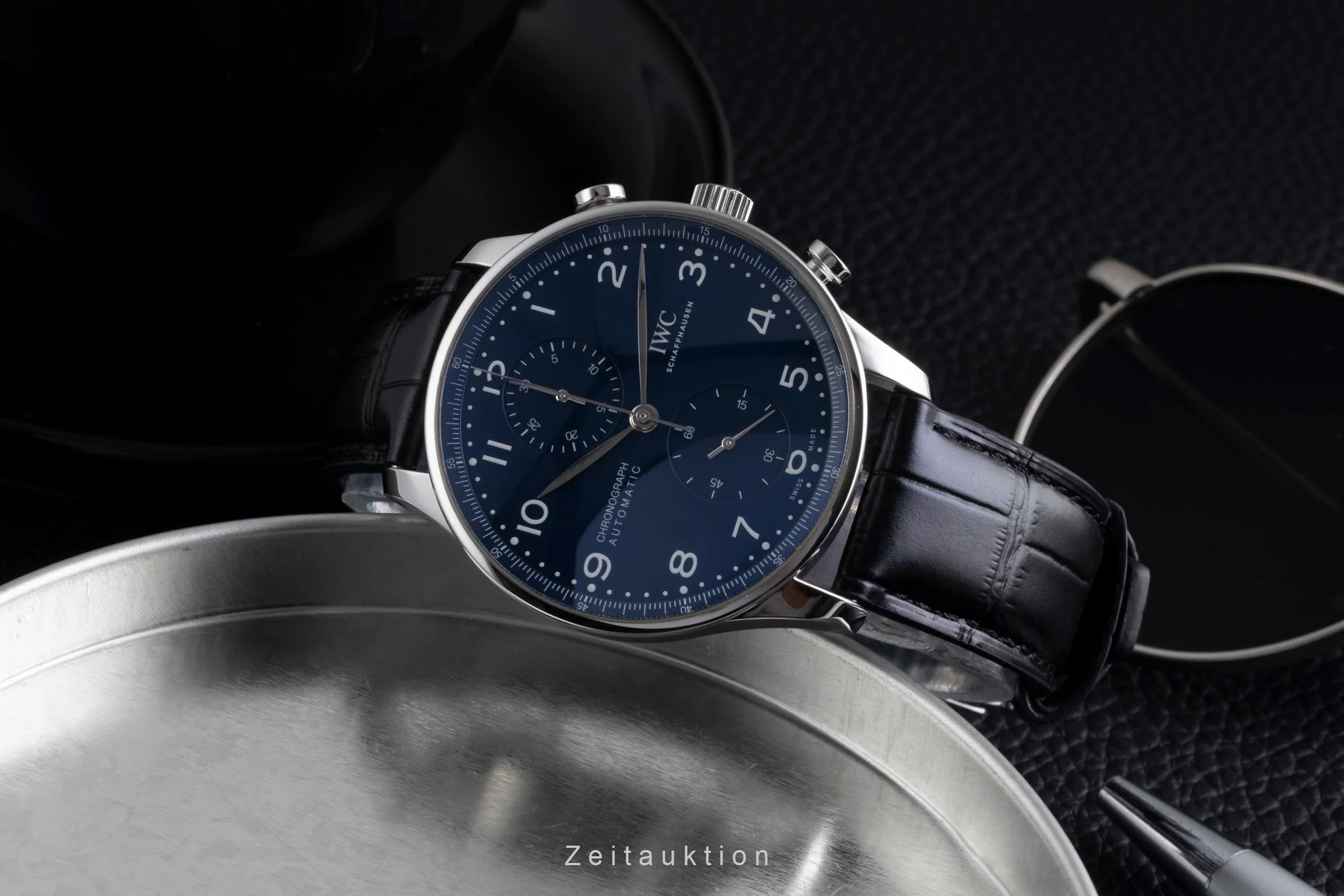 IWC Portugieser chronograph steel automatic men's watch IW371601 LP: 9100EUR Limited  [2600366] - Image 3
