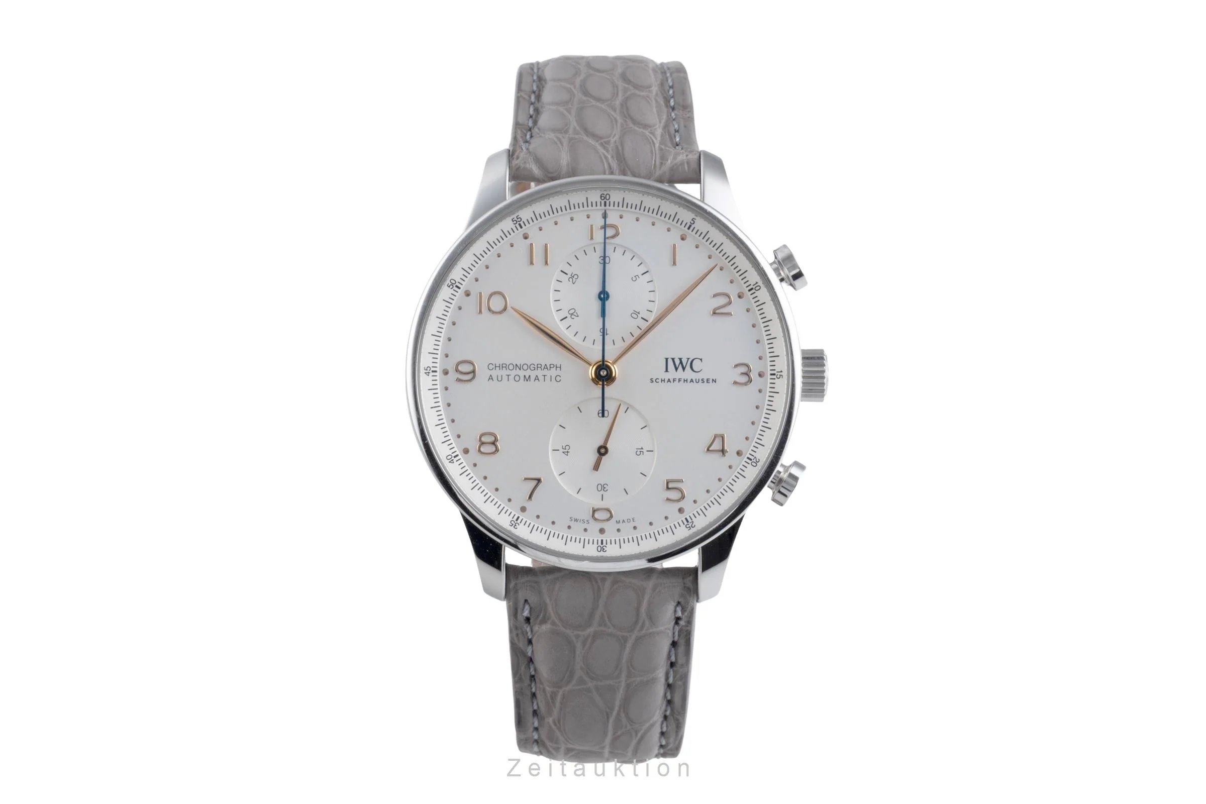 IWC Portugieser chronograph steel automatic men's watch IW371604 LP: 9100EUR  [2507377] - Image 5