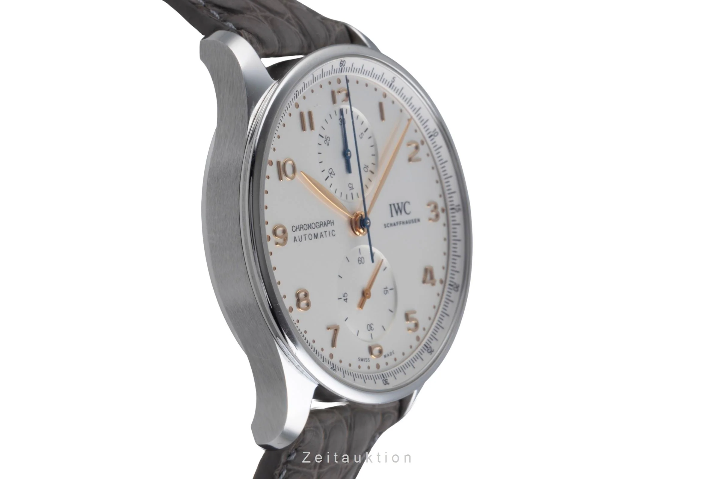 IWC Portugieser chronograph steel automatic men's watch IW371604 LP: 9100EUR  [2507377] - Image 8