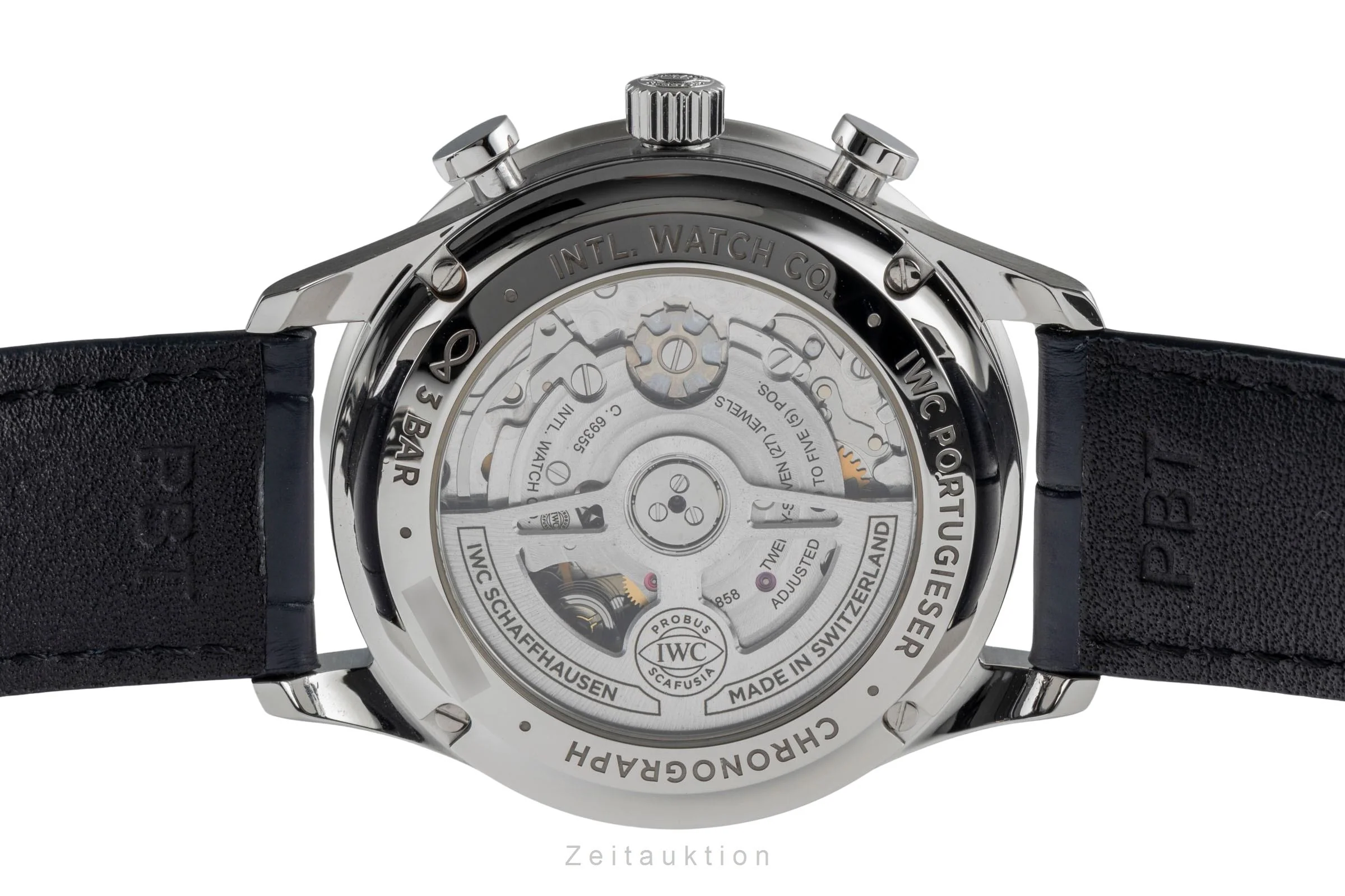 IWC Portugieser chronograph steel automatic men's watch IW371605  [2504412] - Image 11