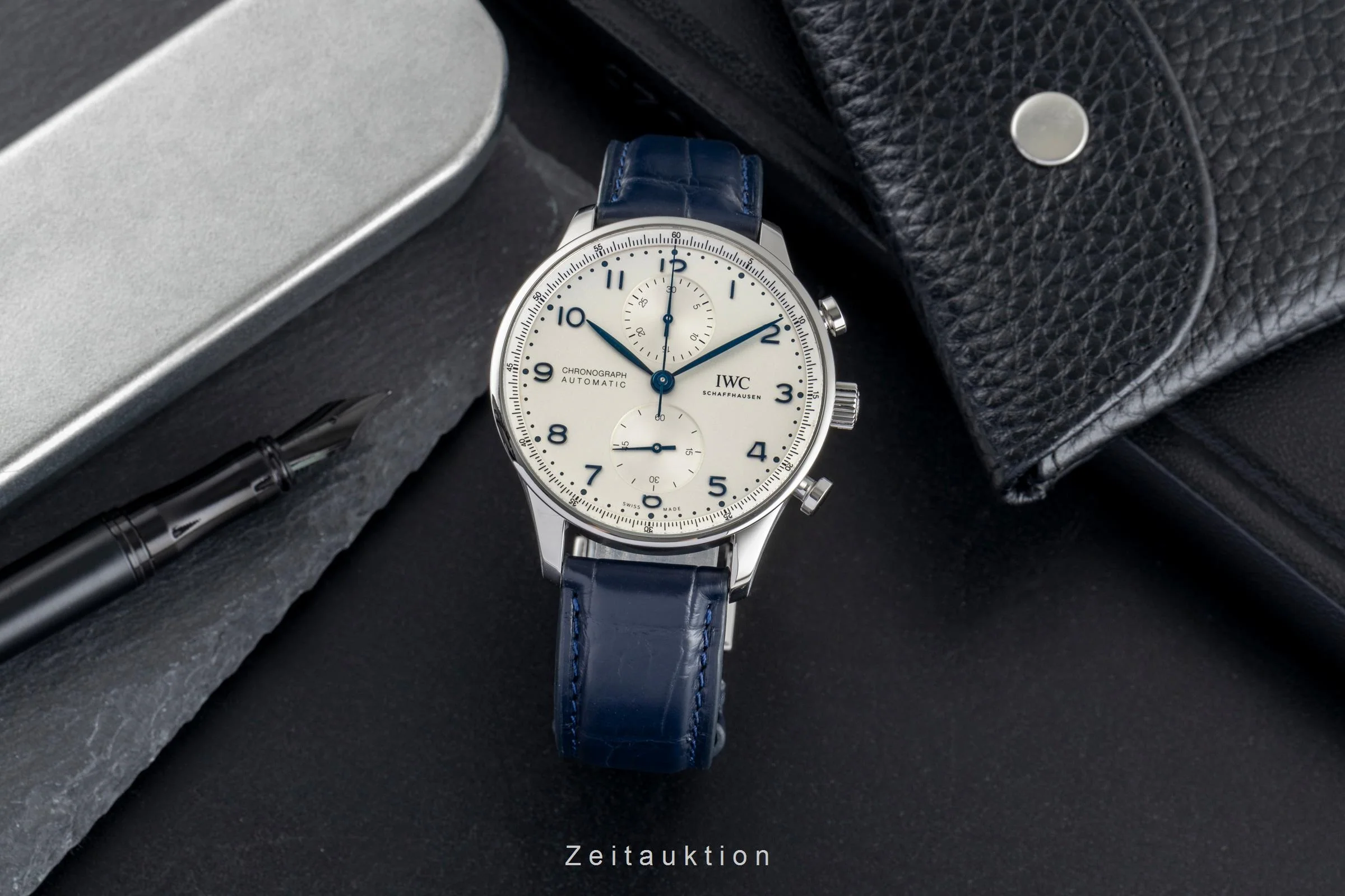 IWC Portugieser chronograph steel automatic men's watch IW371605  [2504412] - Image 4