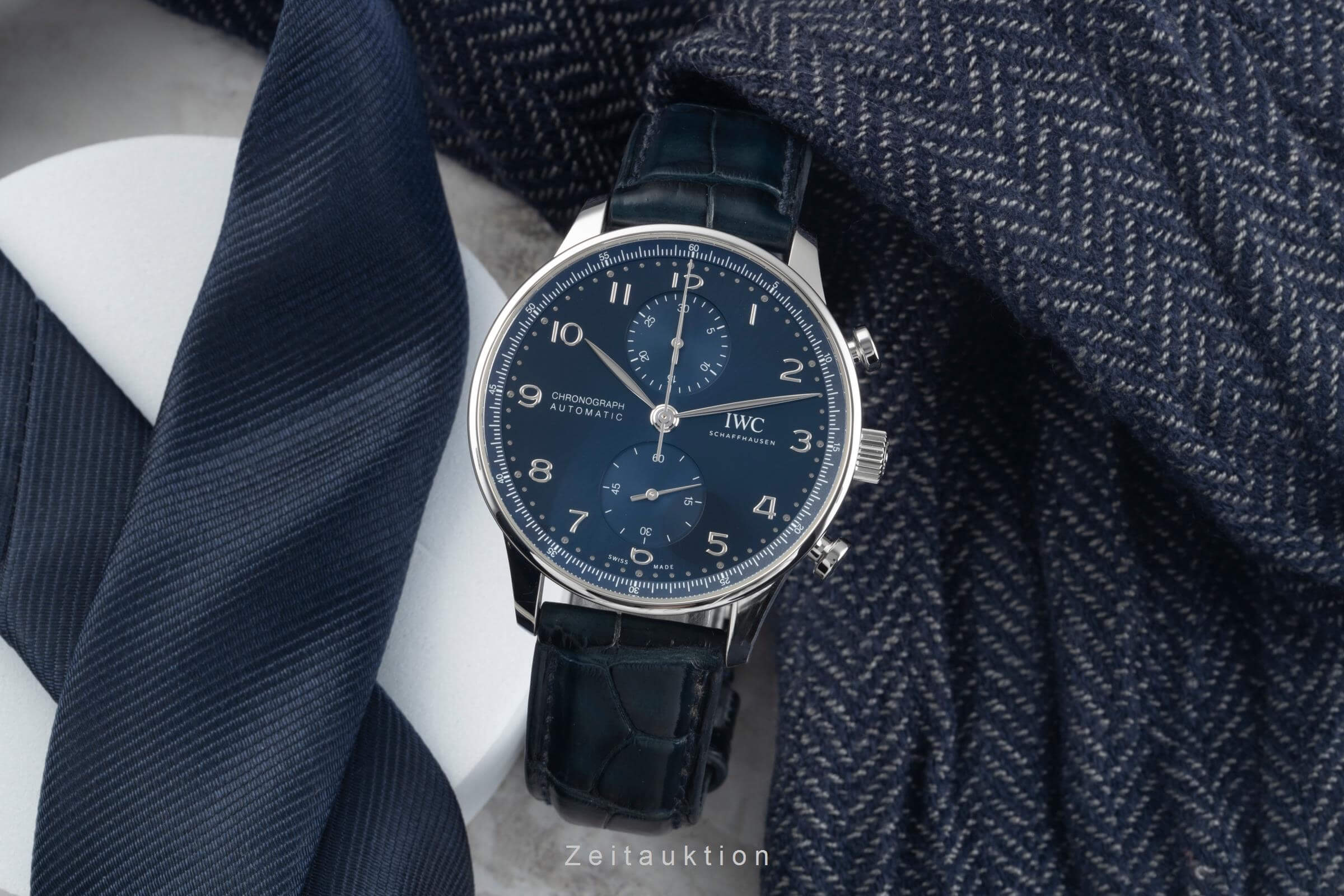 IWC Portugieser chronograph steel automatic men's watch IW371606 LP: 9100EUR  [2501242] - Image 4