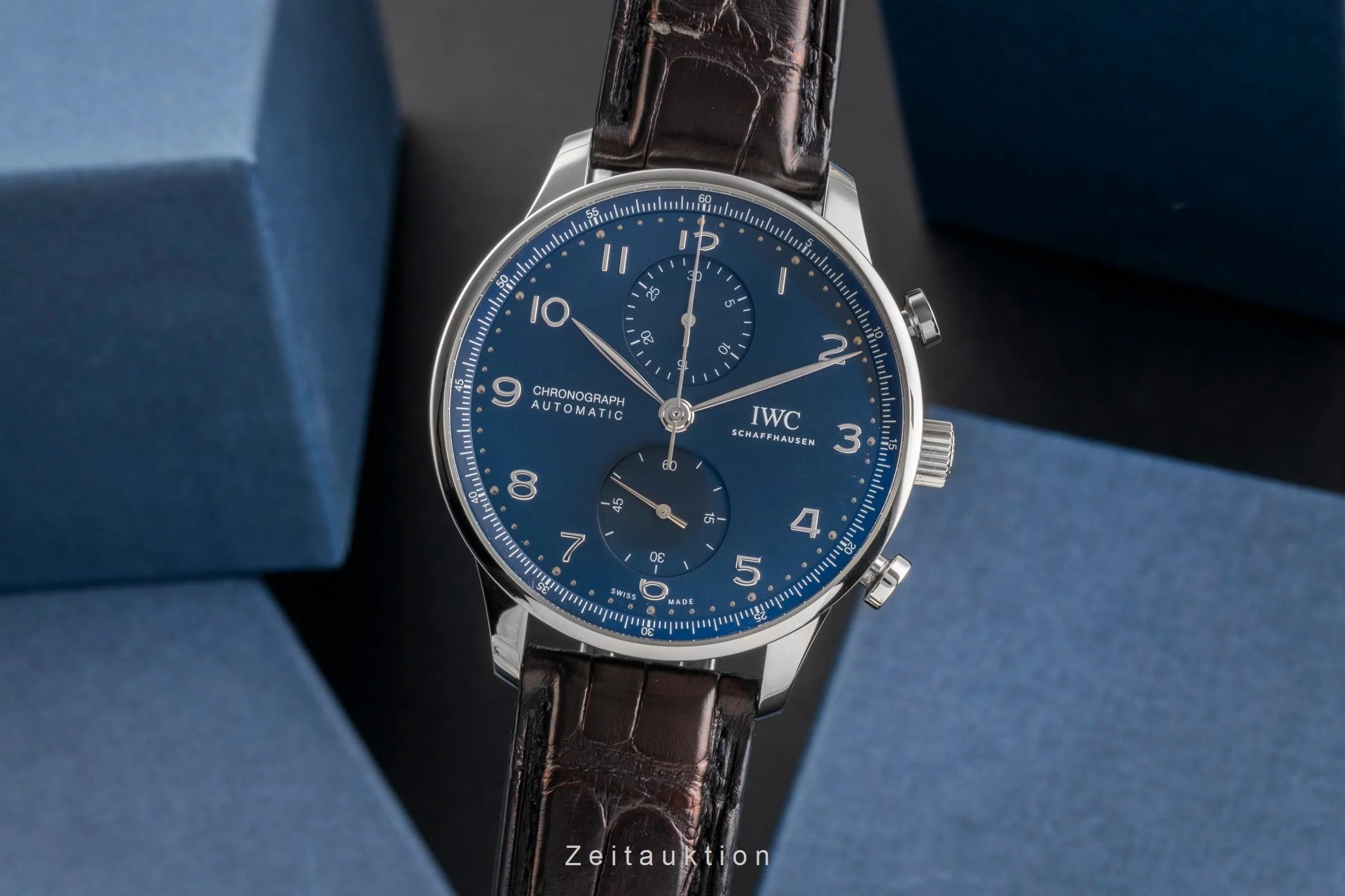 IWC Portugieser chronograph steel automatic men's watch IW371606 LP: 9100EUR  [2503114] - Image 2
