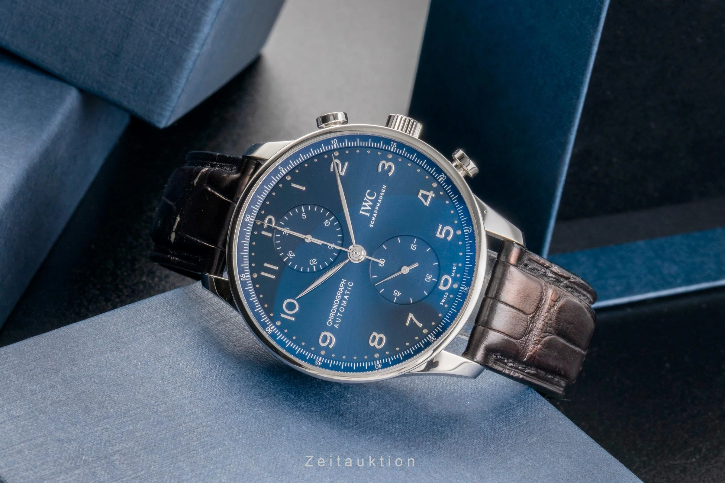 IWC Portugieser chronograph steel automatic men's watch IW371606 LP: 9100EUR  [2503114] - Image 3