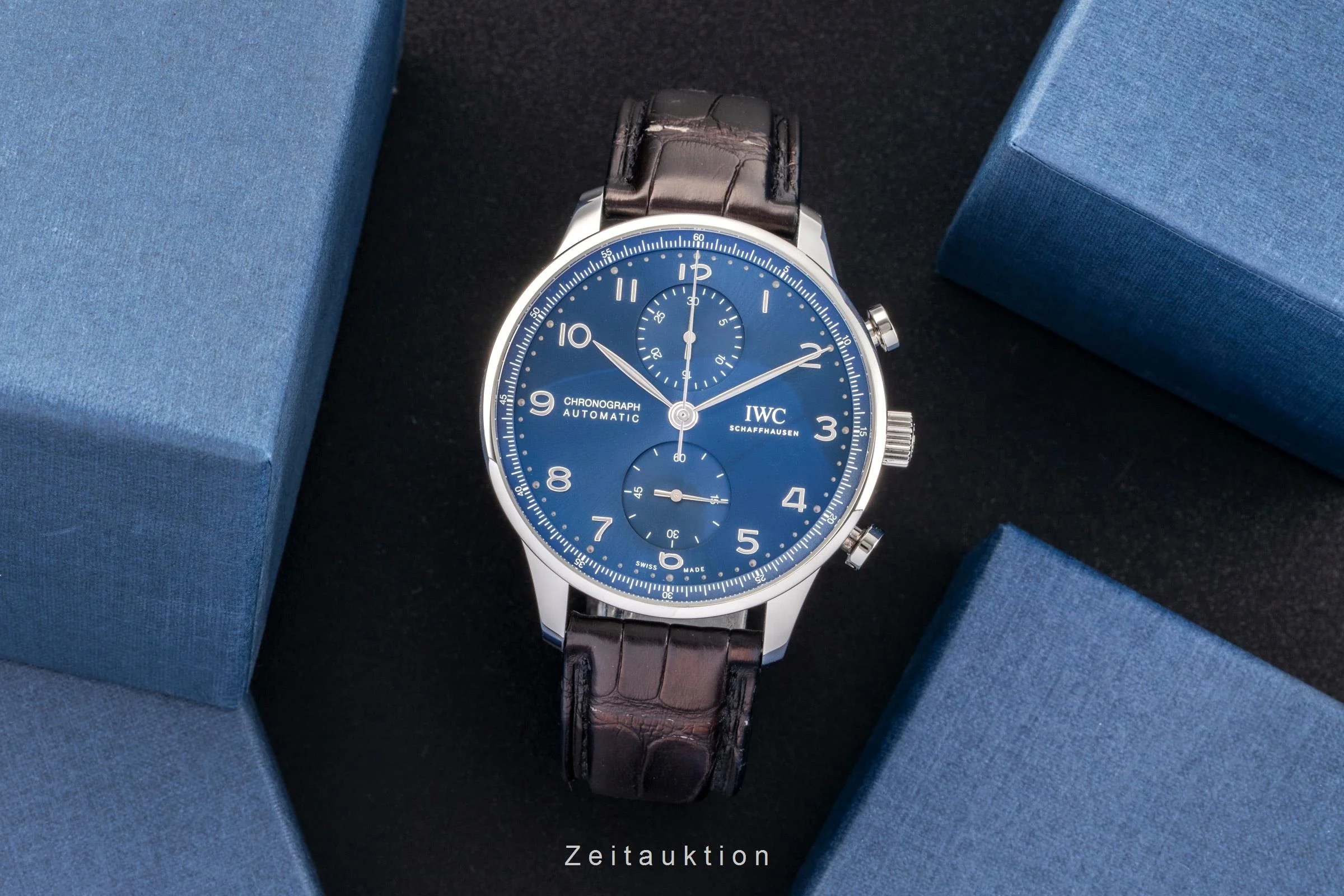 IWC Portugieser chronograph steel automatic men's watch IW371606 LP: 9100EUR  [2503114] - Image 4