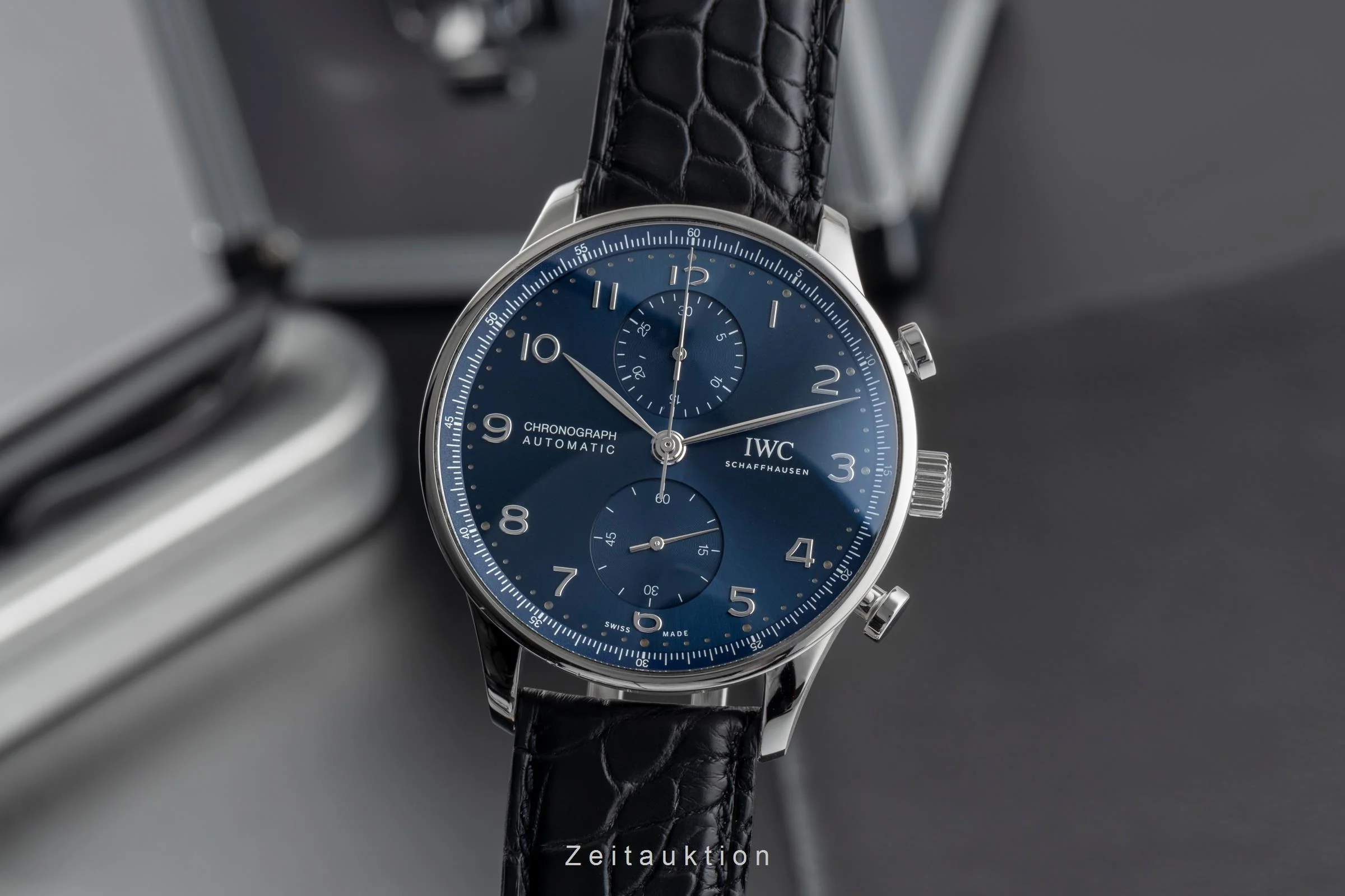 IWC Portugieser chronograph steel automatic men's watch IW371606 LP: 9100EUR  [2503932] - Image 2