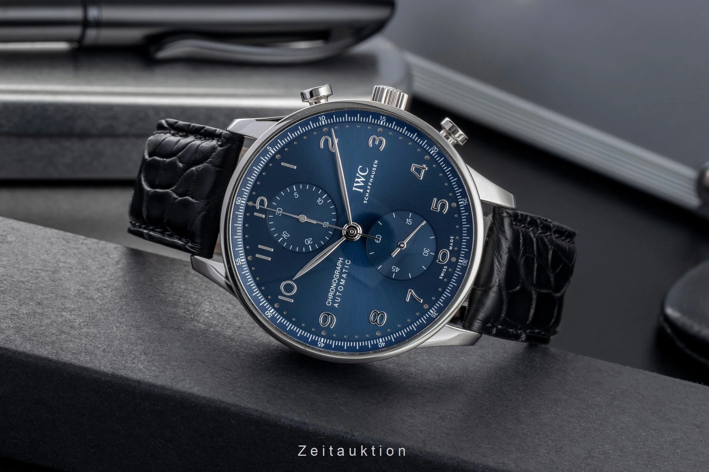 IWC Portugieser chronograph steel automatic men's watch IW371606 LP: 9100EUR  [2503932] - Image 3