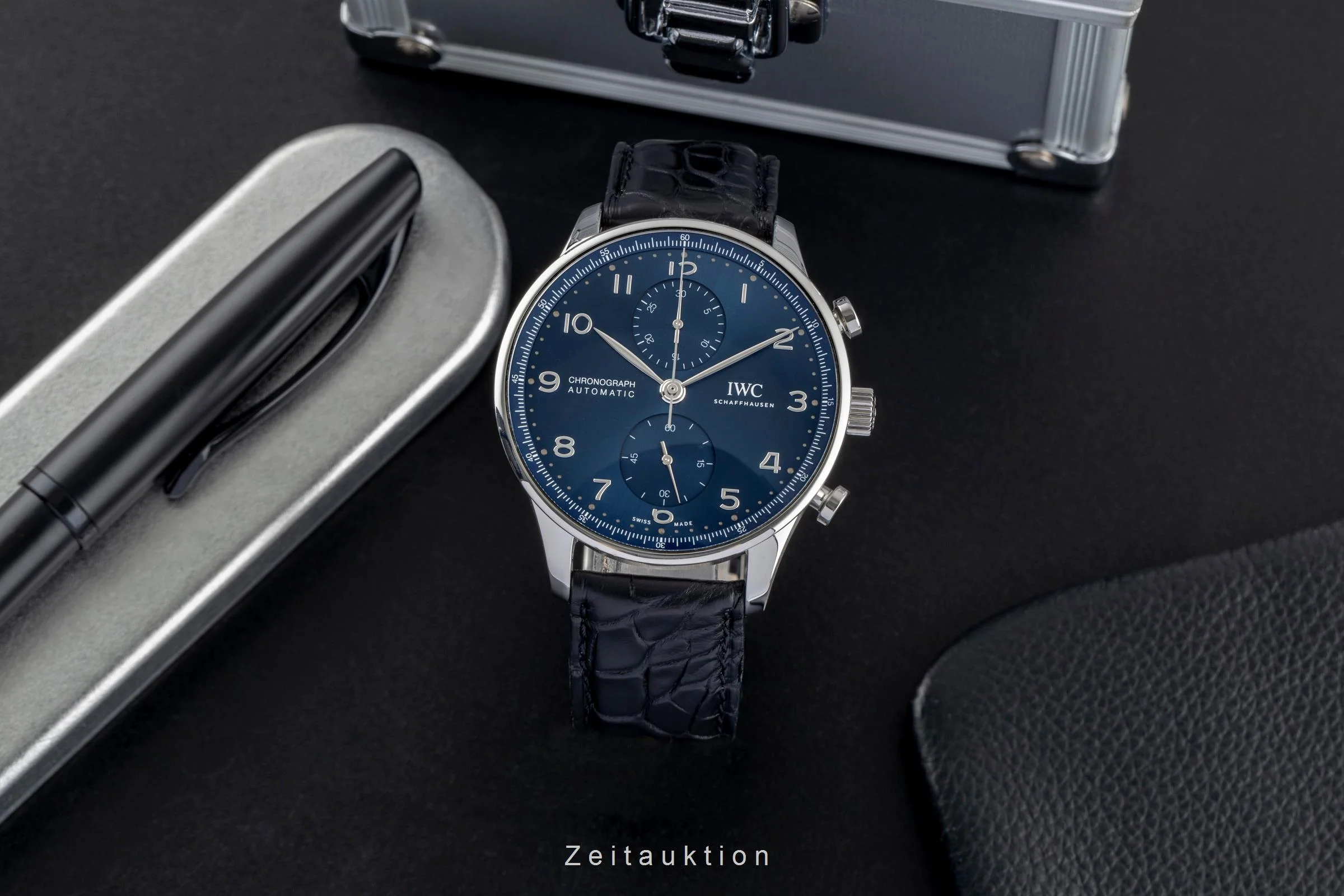 IWC Portugieser chronograph steel automatic men's watch IW371606 LP: 9100EUR  [2503932] - Image 4