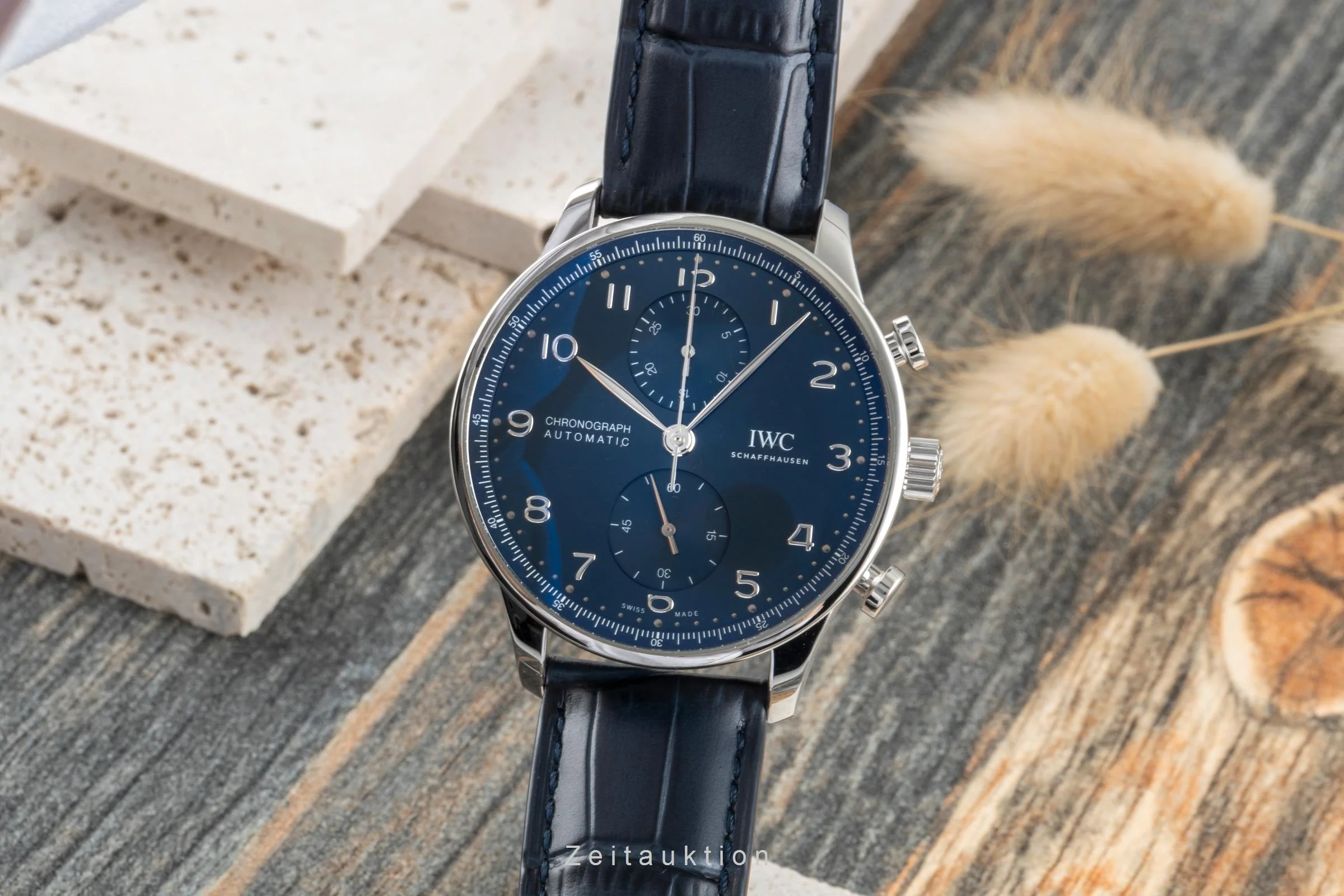 IWC Portugieser chronograph steel automatic men's watch IW371606 LP: 9100EUR  [2505336] - Image 2