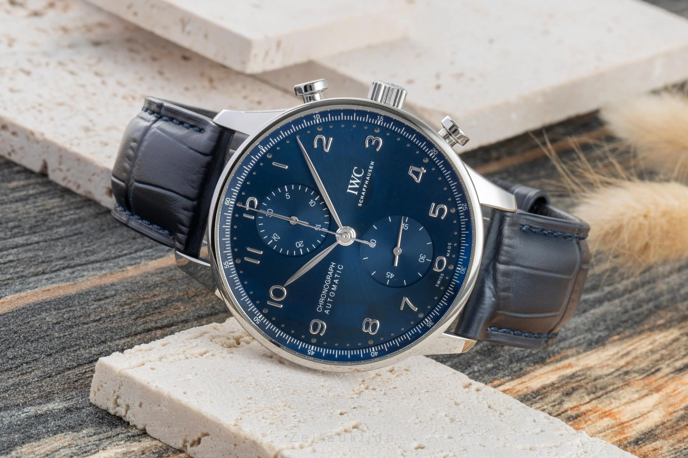 IWC Portugieser chronograph steel automatic men's watch IW371606 LP: 9100EUR  [2505336] - Image 3