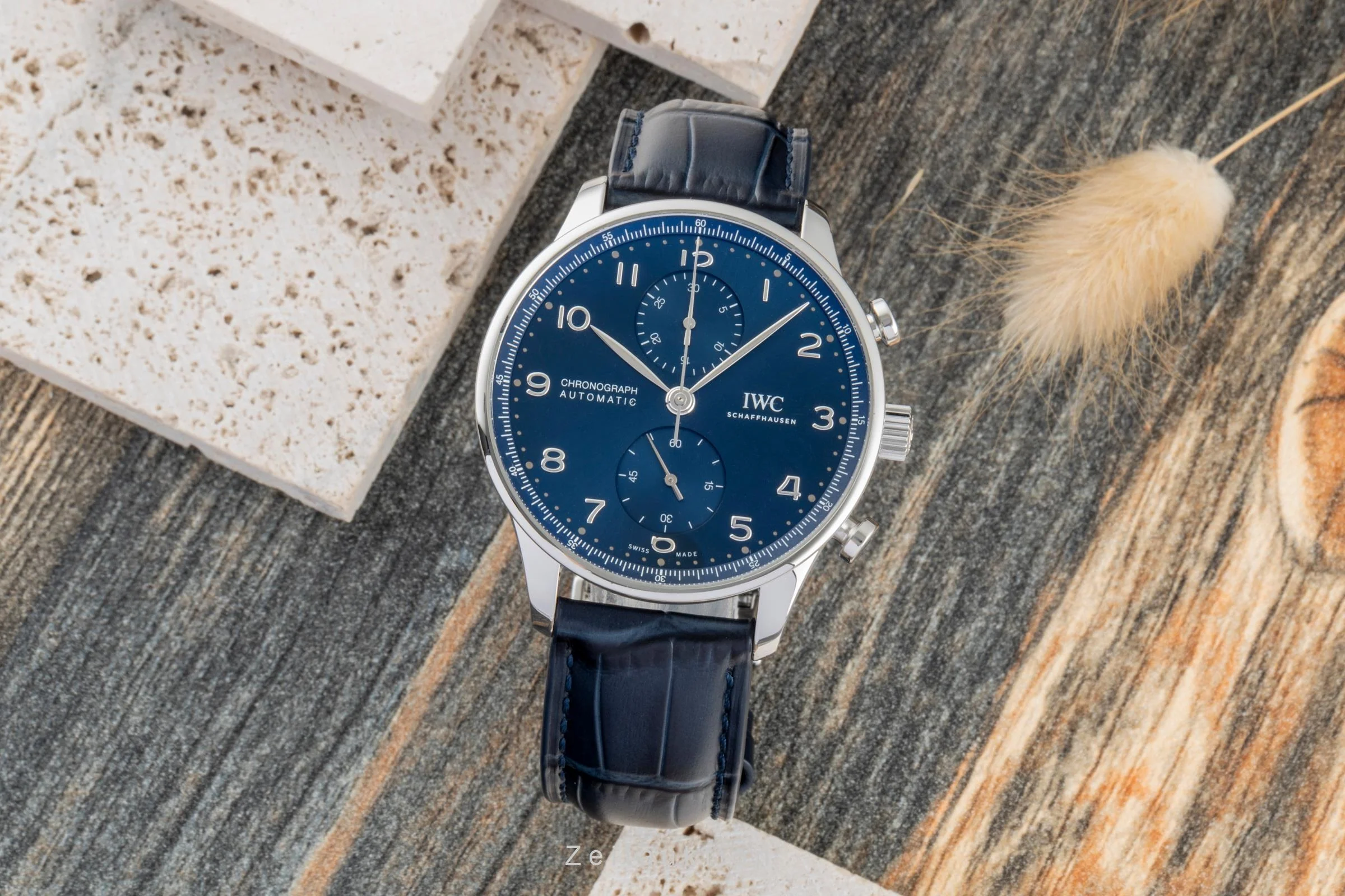 IWC Portugieser chronograph steel automatic men's watch IW371606 LP: 9100EUR  [2505336] - Image 4