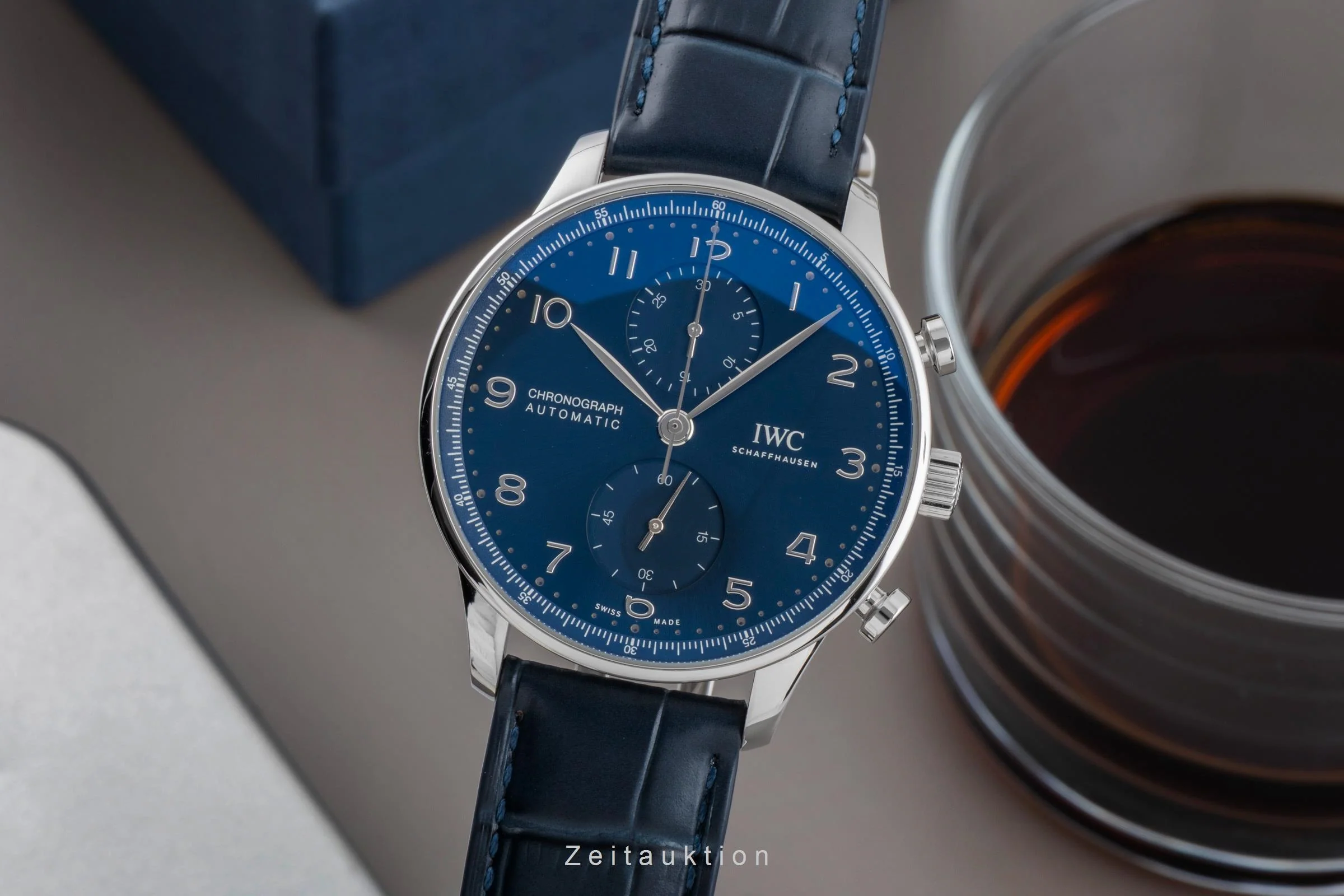 IWC Portugieser chronograph steel automatic men's watch IW371606 LP: 9100EUR  [2506756] - Image 2