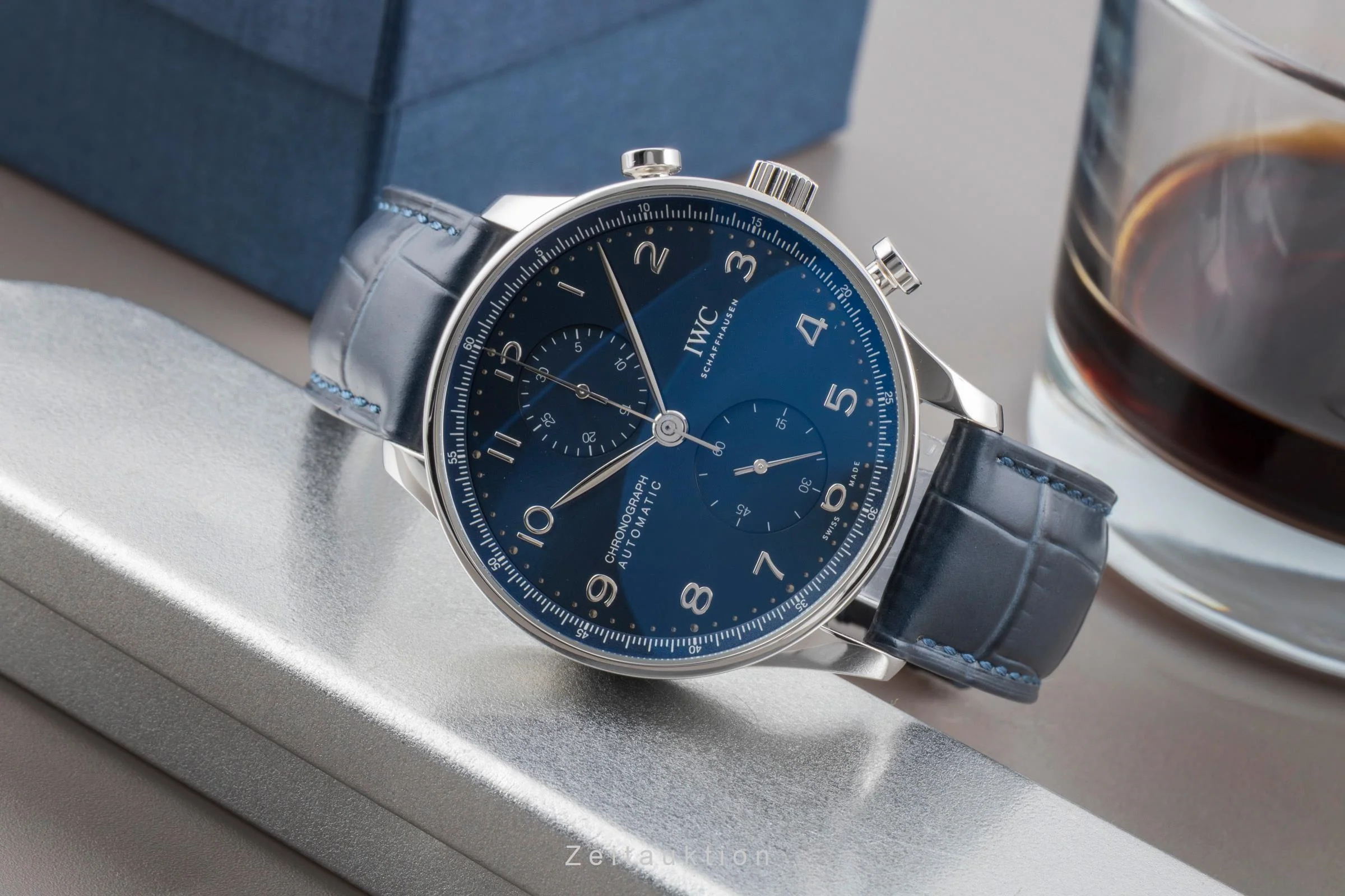 IWC Portugieser chronograph steel automatic men's watch IW371606 LP: 9100EUR  [2506756] - Image 3