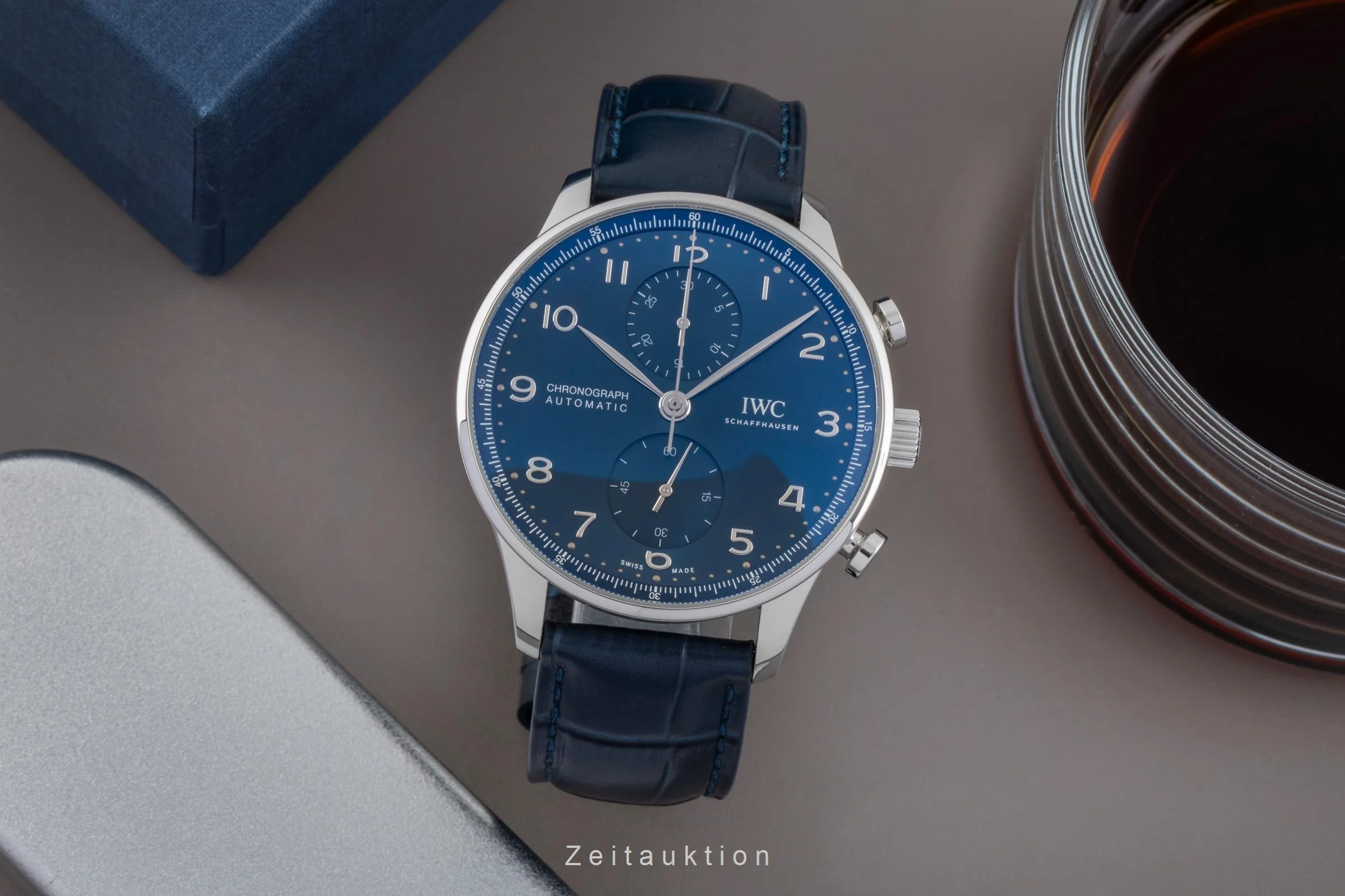 IWC Portugieser chronograph steel automatic men's watch IW371606 LP: 9100EUR  [2506756] - Image 4
