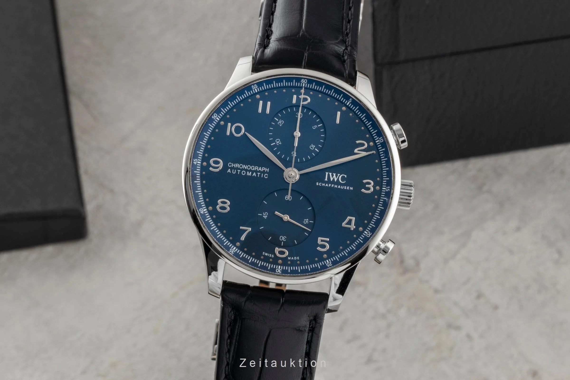 IWC Portugieser chronograph steel automatic men's watch IW371606 LP: 9100EUR  [2600291] - Image 2