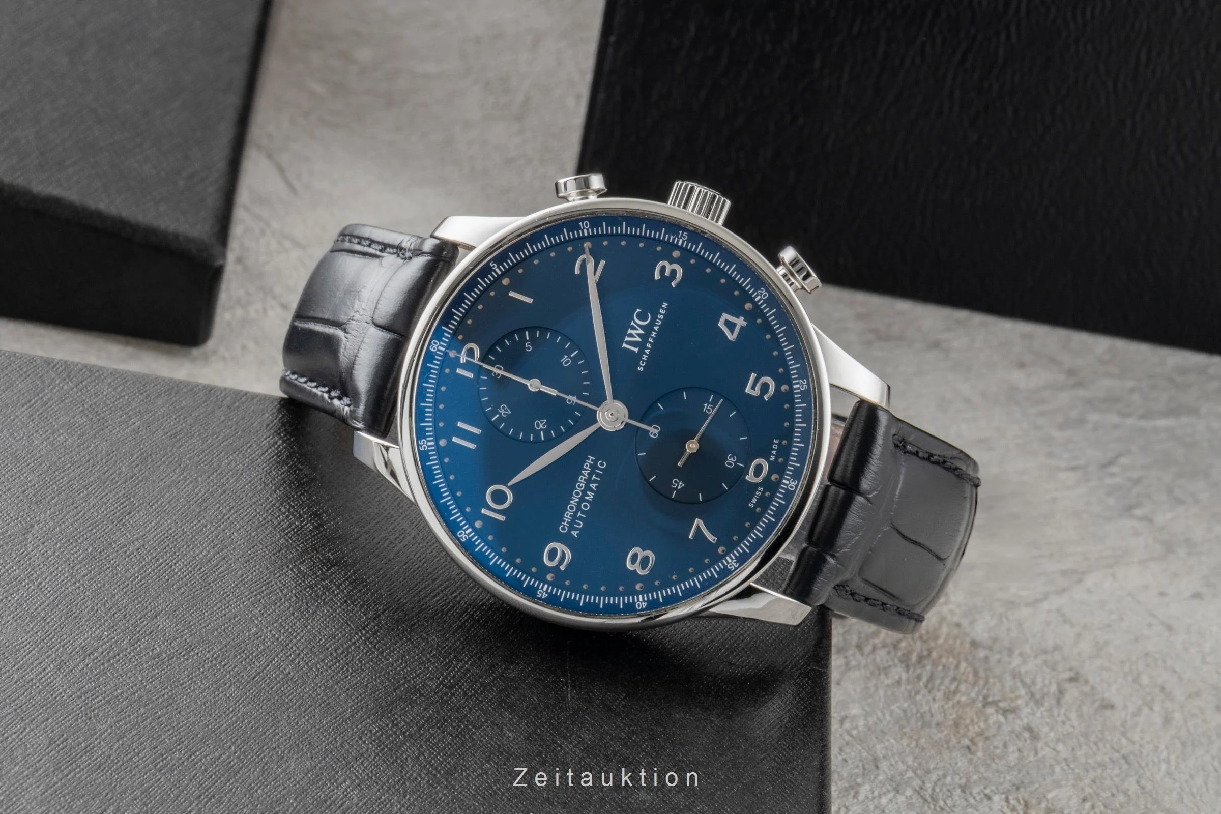 IWC Portugieser chronograph steel automatic men's watch IW371606 LP: 9100EUR  [2600291] - Image 3
