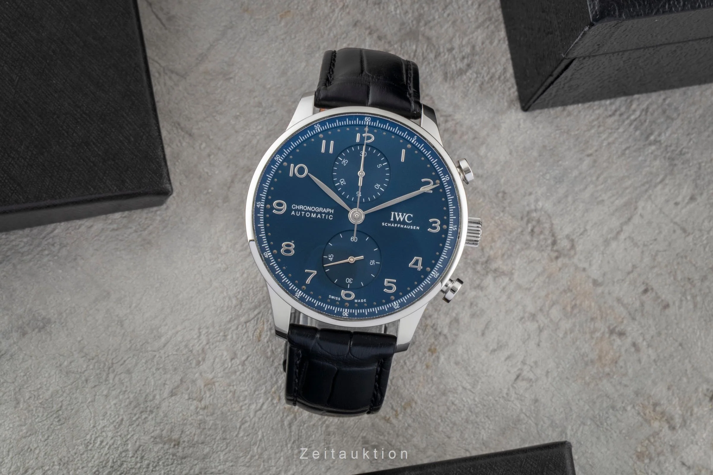 IWC Portugieser chronograph steel automatic men's watch IW371606 LP: 9100EUR  [2600291] - Image 4