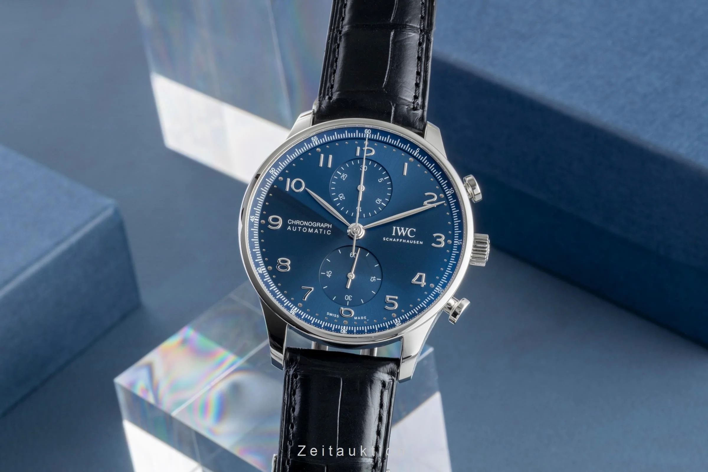 IWC Portugieser chronograph steel automatic men's watch IW371606 LP: 9100EUR  [2600329] - Image 2