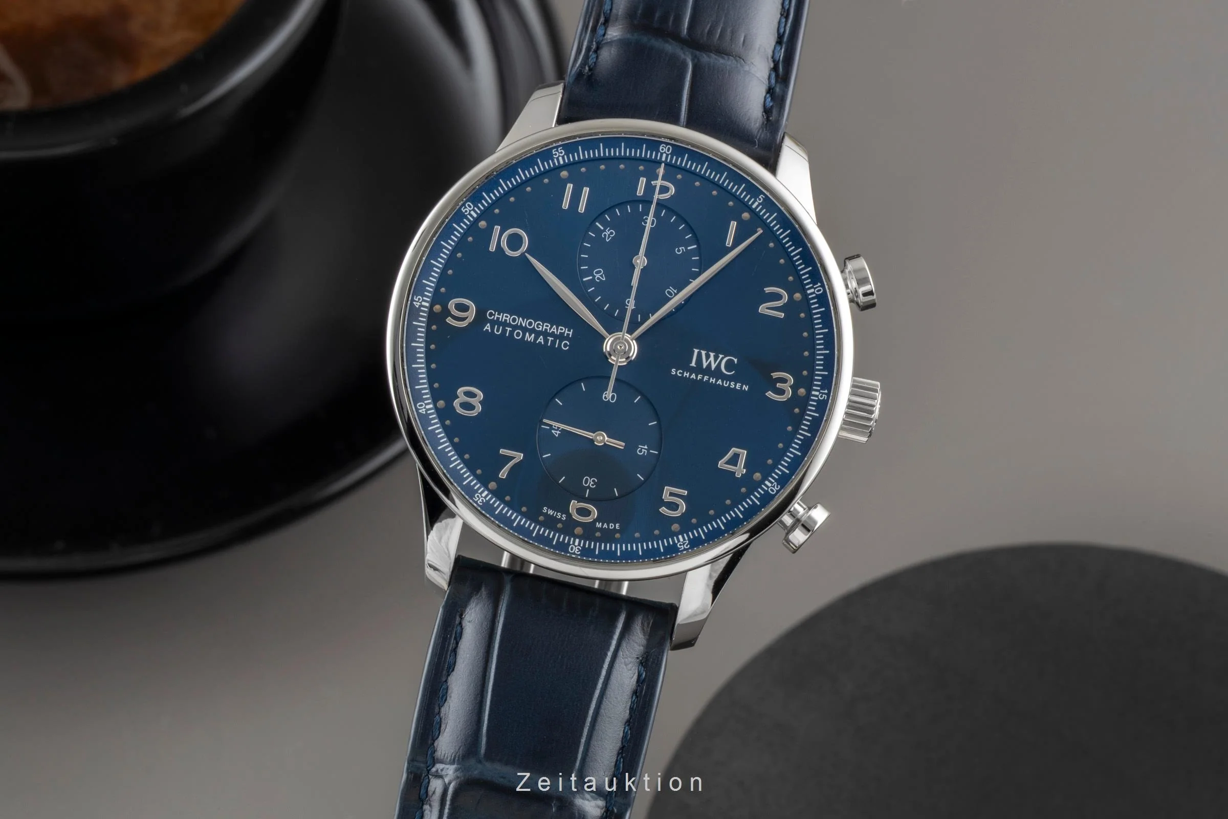 IWC Portugieser chronograph steel automatic men's watch IW371606 LP: 9100EUR  [2600368] - Image 2