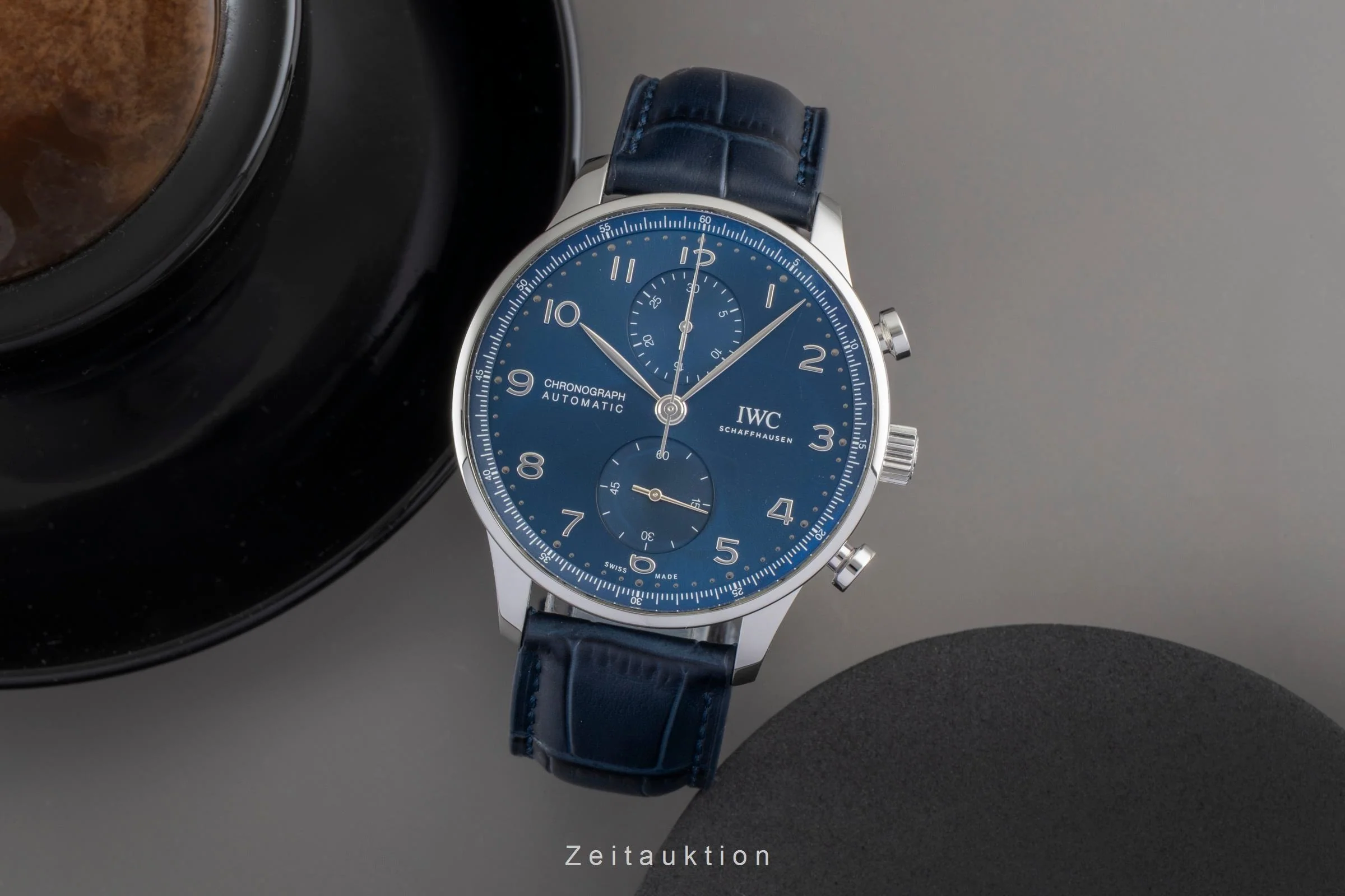 IWC Portugieser chronograph steel automatic men's watch IW371606 LP: 9100EUR  [2600368] - Image 4