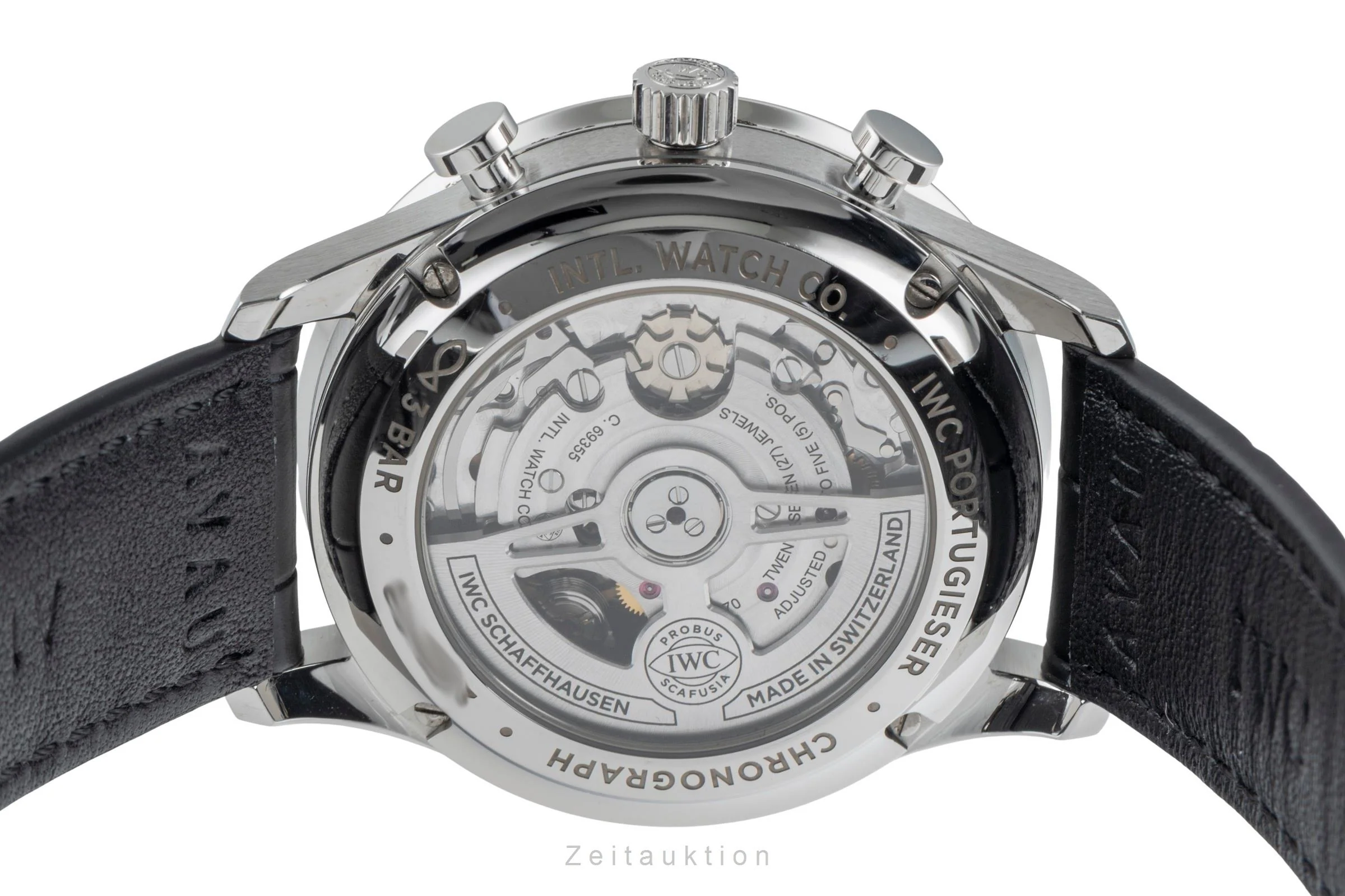 IWC Portugieser chronograph steel automatic men's watch IW371609  [2504653] - Image 13
