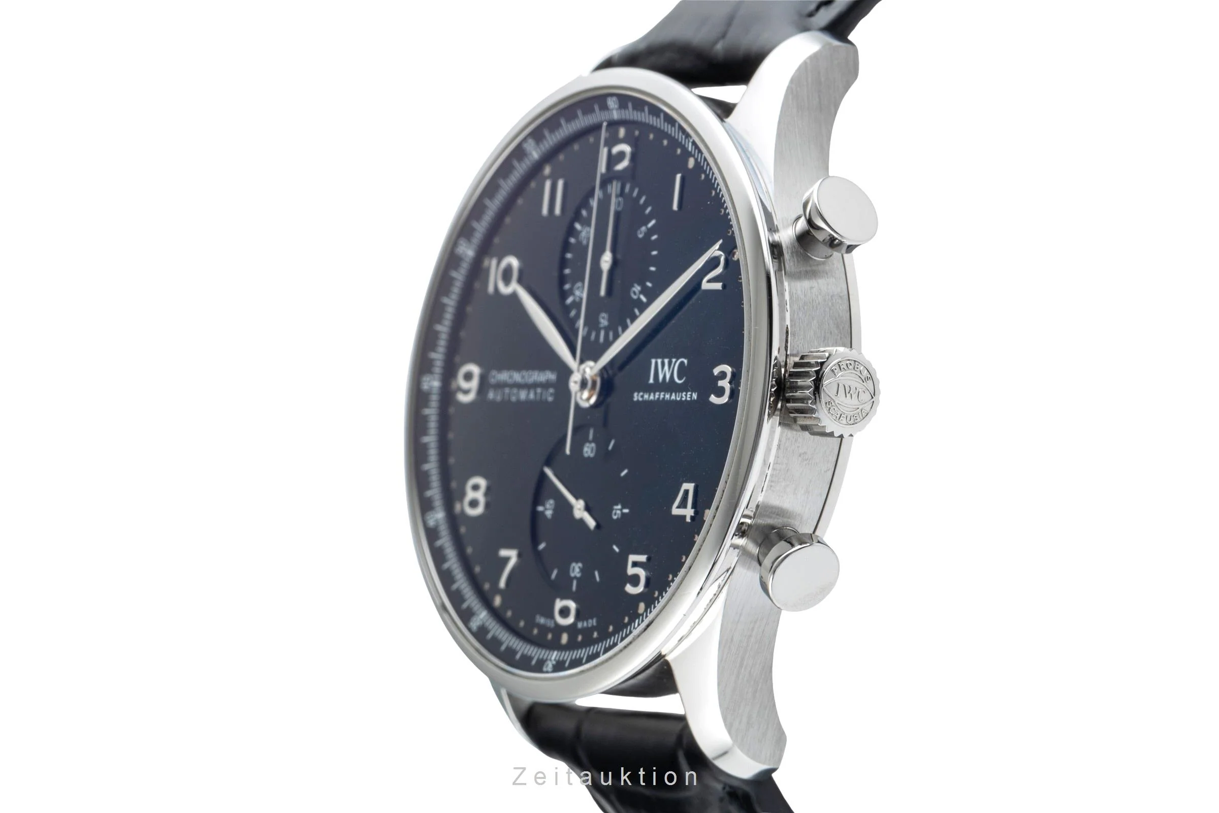 IWC Portugieser chronograph steel automatic men's watch IW371609  [2504653] - Image 7