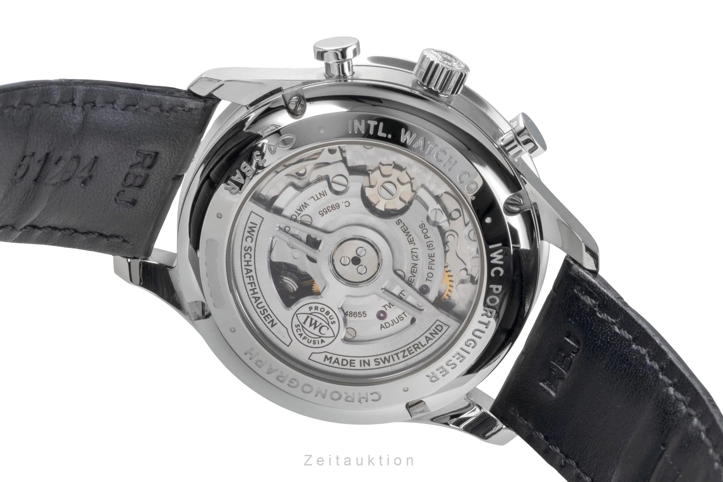 IWC Portugieser chronograph steel automatic men's watch IW371609 LP: 9100EUR  [2505891] - Image 12