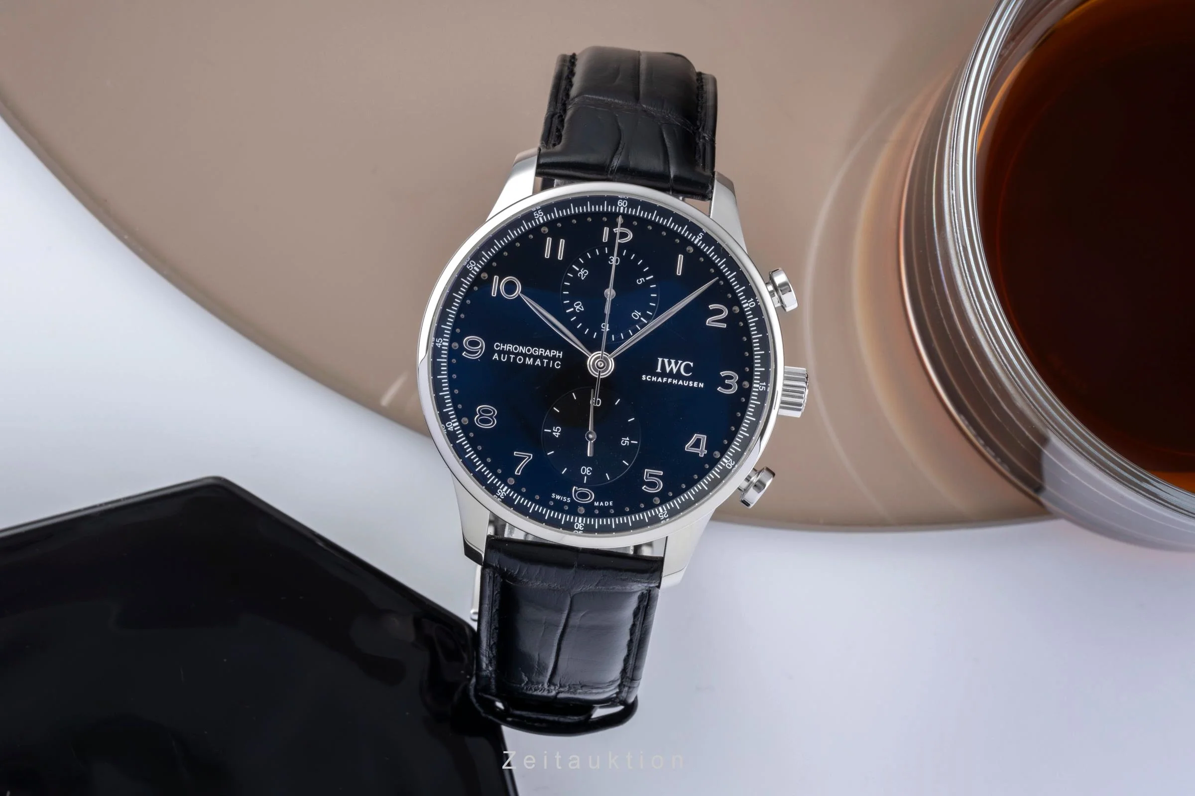 IWC Portugieser chronograph steel automatic men's watch IW371609 LP: 9100EUR  [2505891] - Image 4