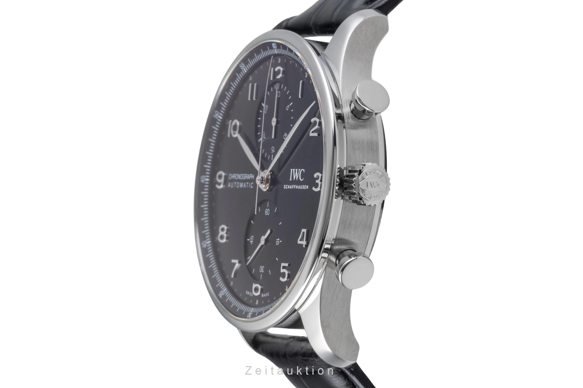 IWC Portugieser chronograph steel automatic men's watch IW371609 LP: 9100EUR  [2505891] - Image 7